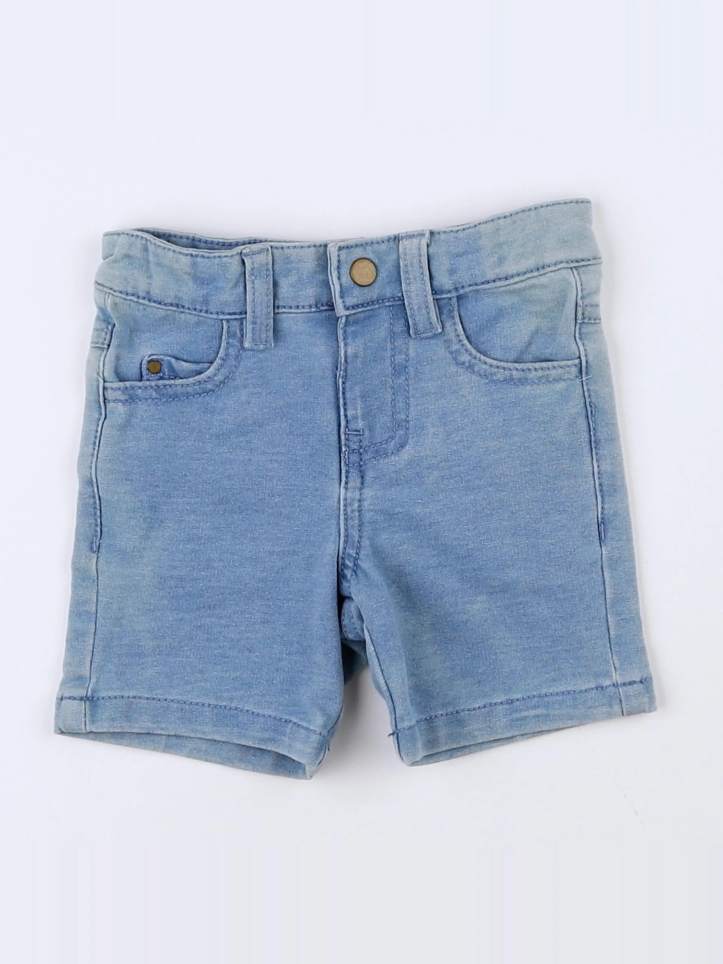 Boutchou - short bleu (état neuf) - 9 mois