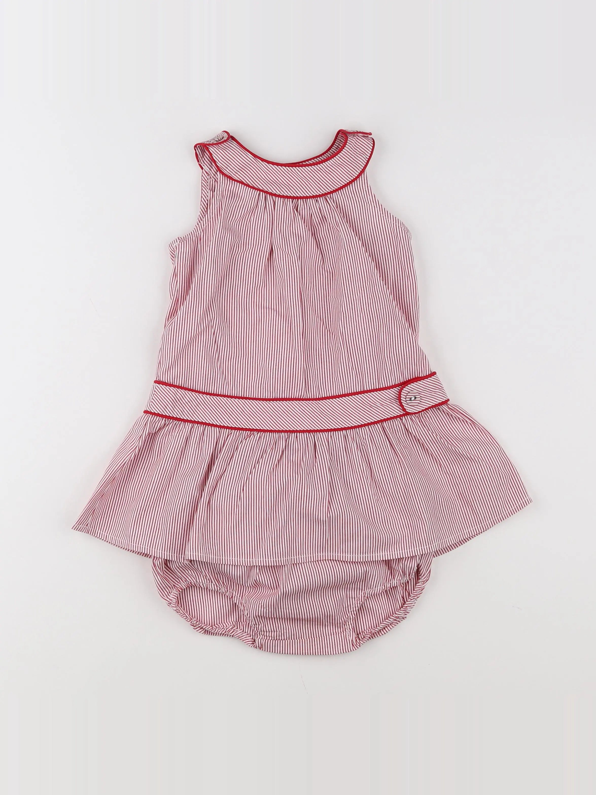 Jacadi - robe rouge - 12 mois