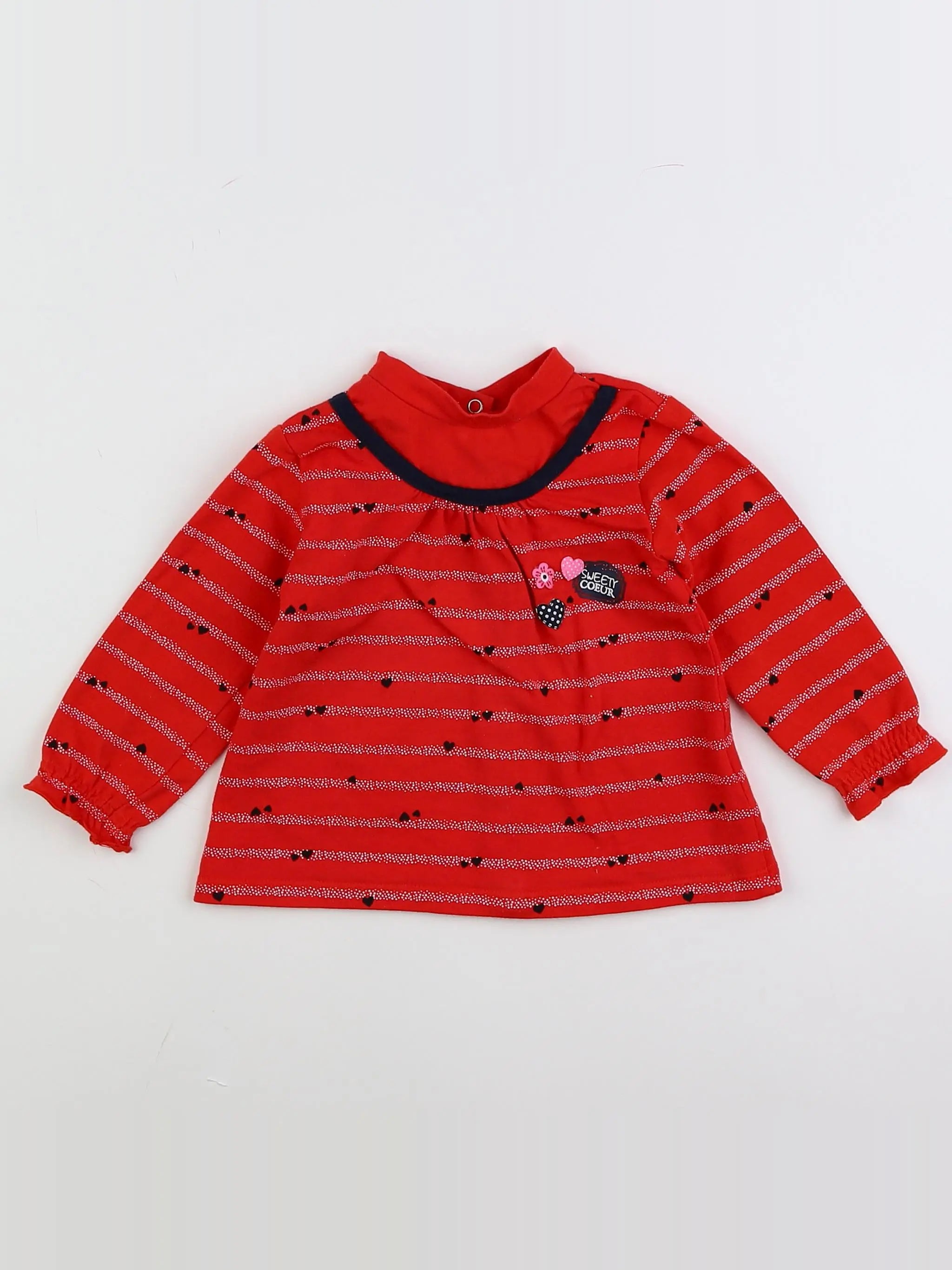 Absorba - tee-shirt rouge - 12 mois