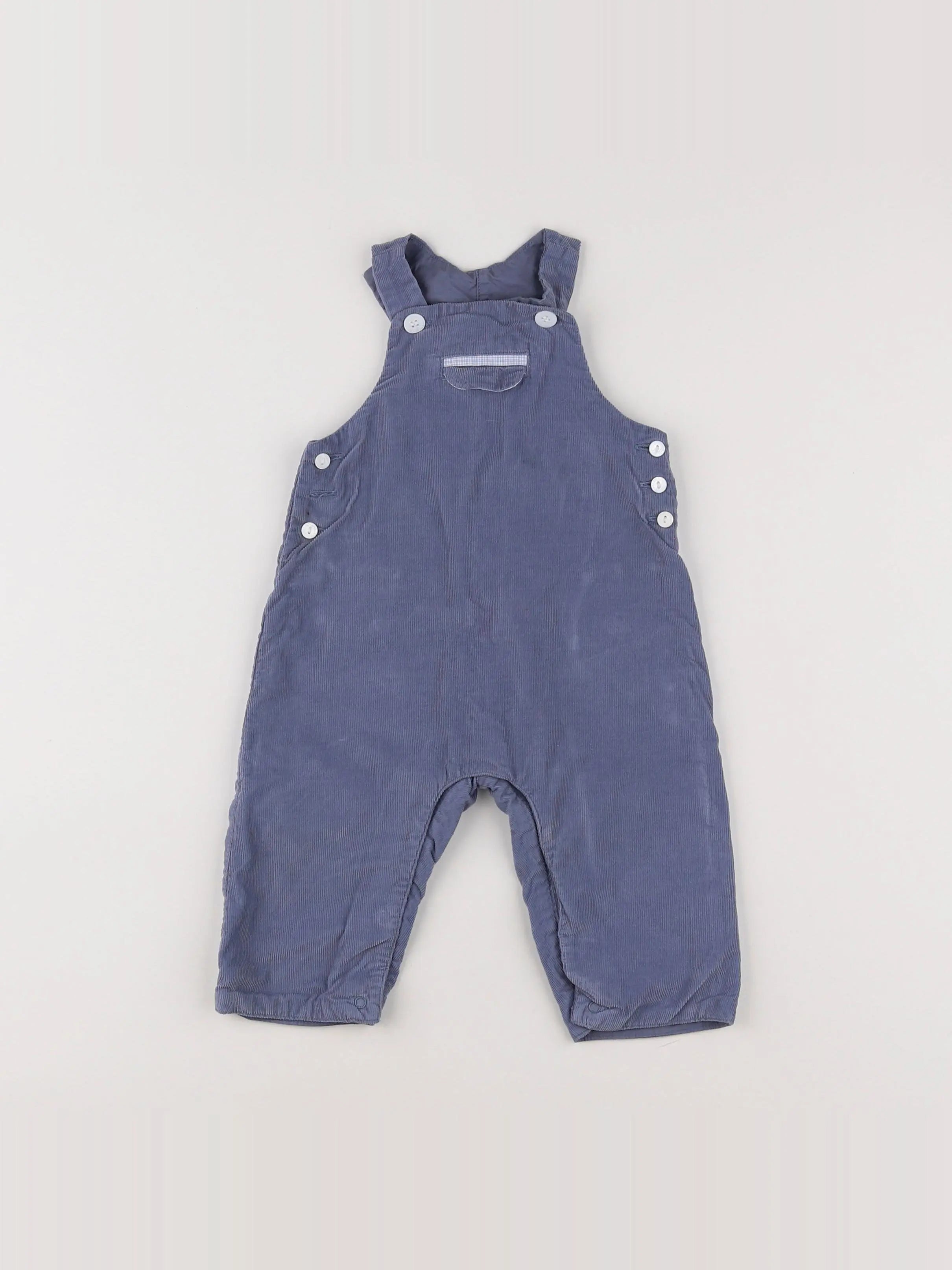 Cyrillus - salopette bleu - 6 mois