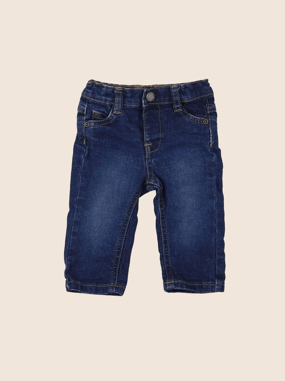 Vertbaudet - jean bleu - 3 mois