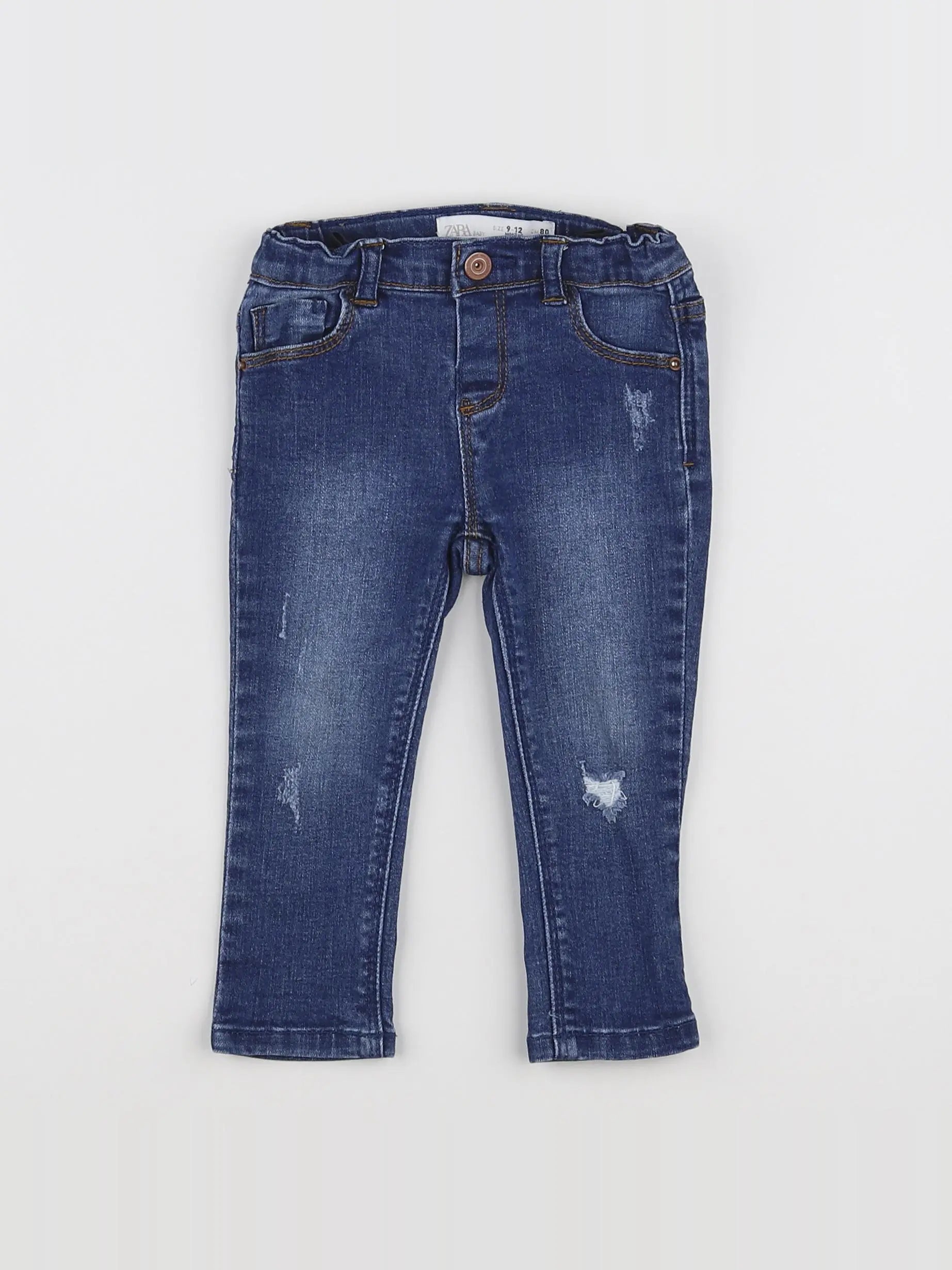 Zara - jean bleu - 9/12 mois