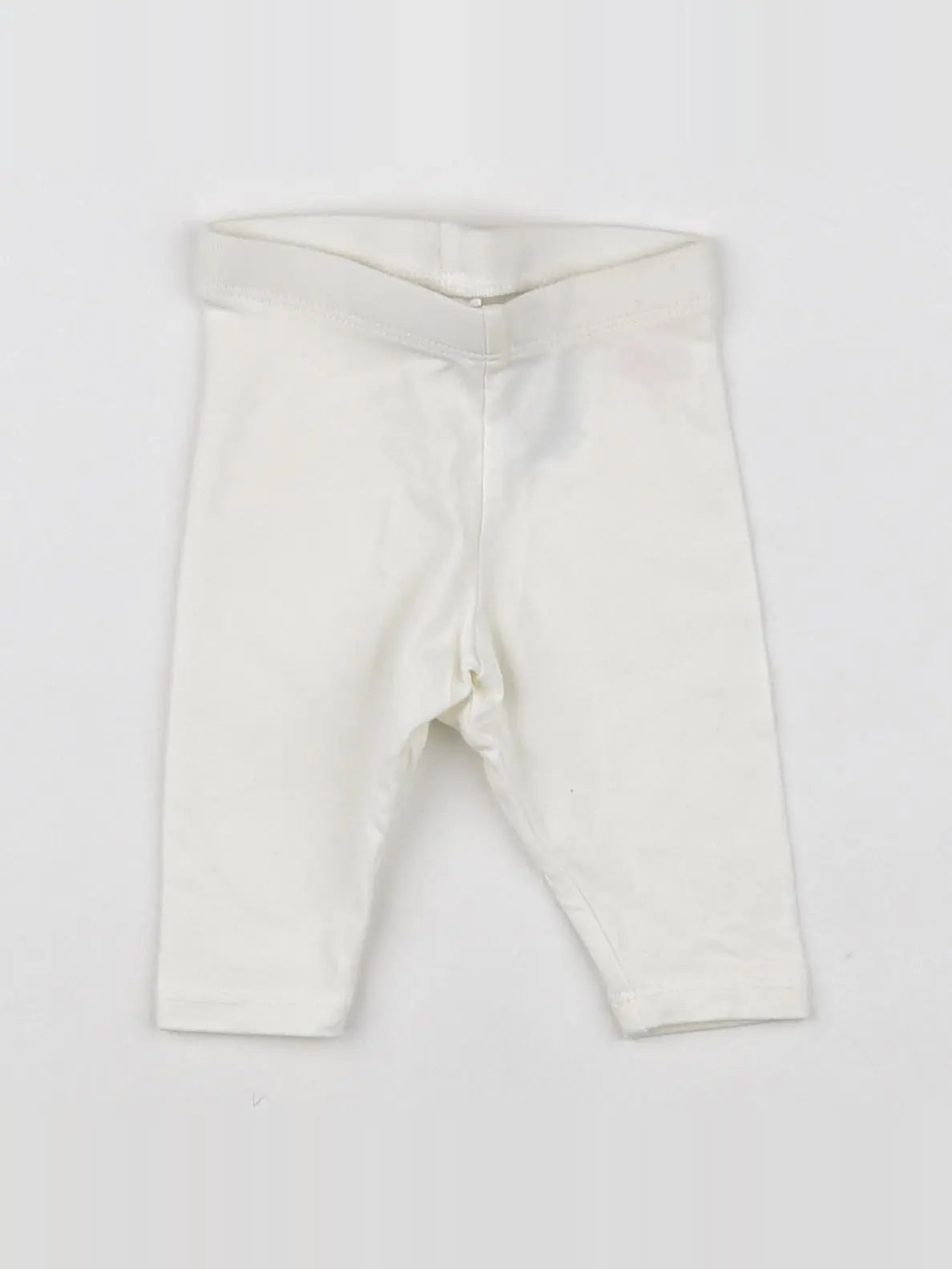 H&M - legging blanc - 1 mois