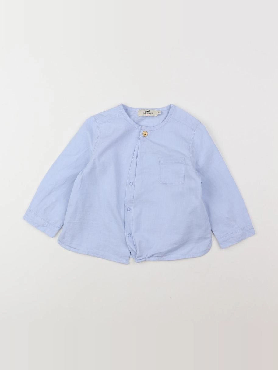 Cyrillus - blouse bleu - 18 mois
