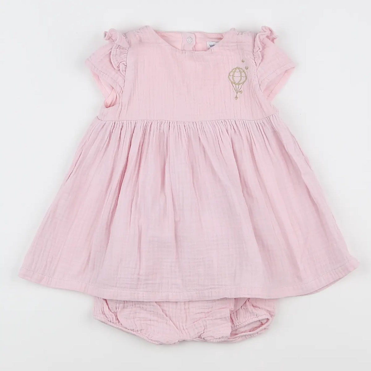 Vertbaudet - robe rose - 9 mois