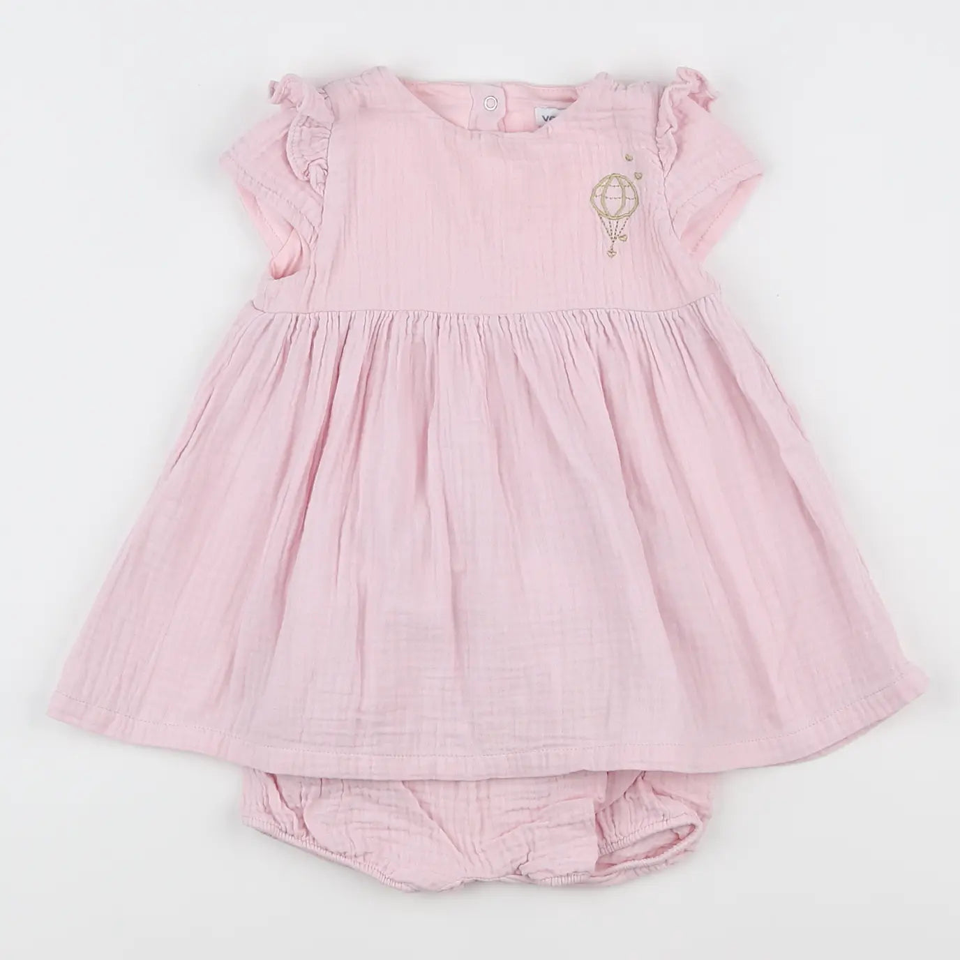 Vertbaudet - robe rose - 9 mois