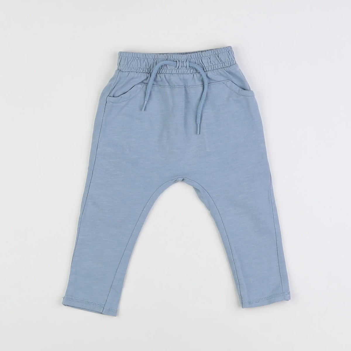 Vertbaudet - sarouel bleu - 6 mois
