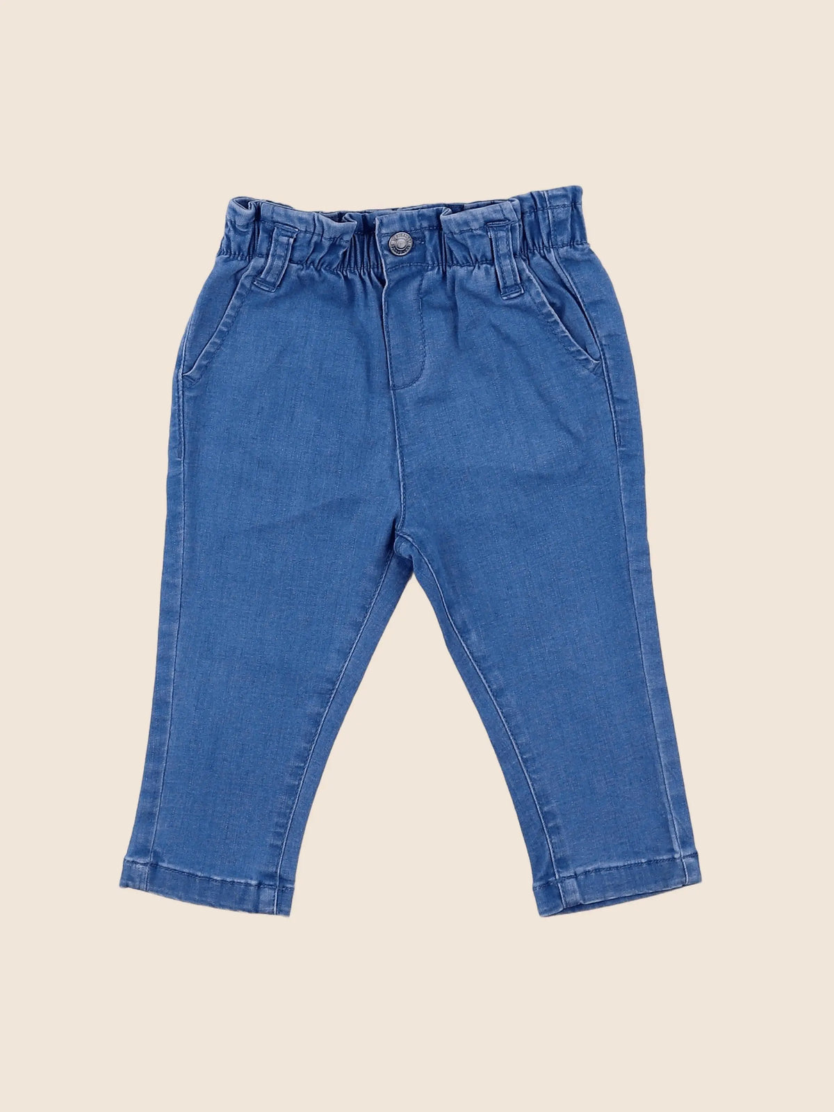 Vertbaudet - jegging bleu - 9 mois