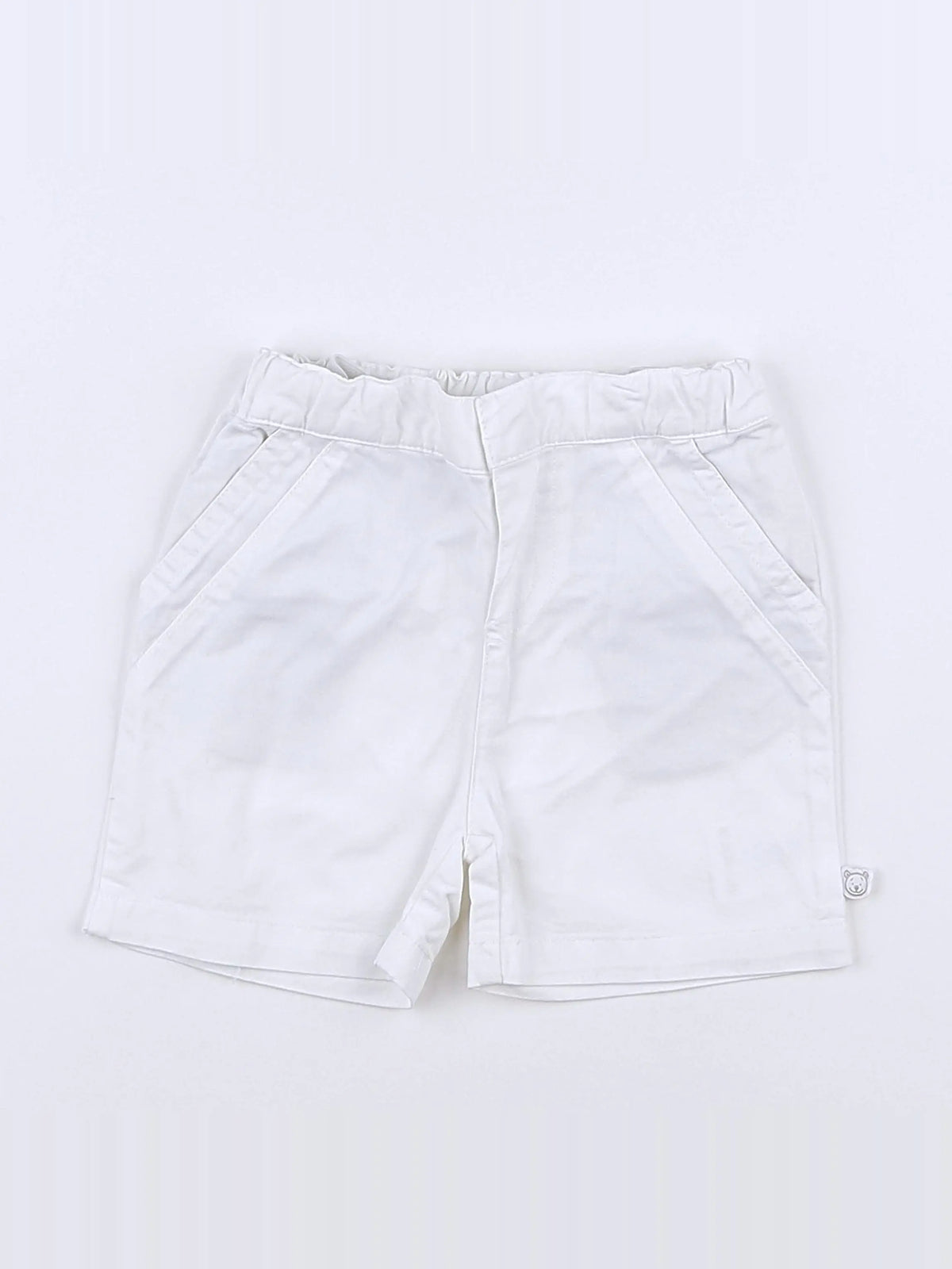 Noukie's - short blanc - 9 mois