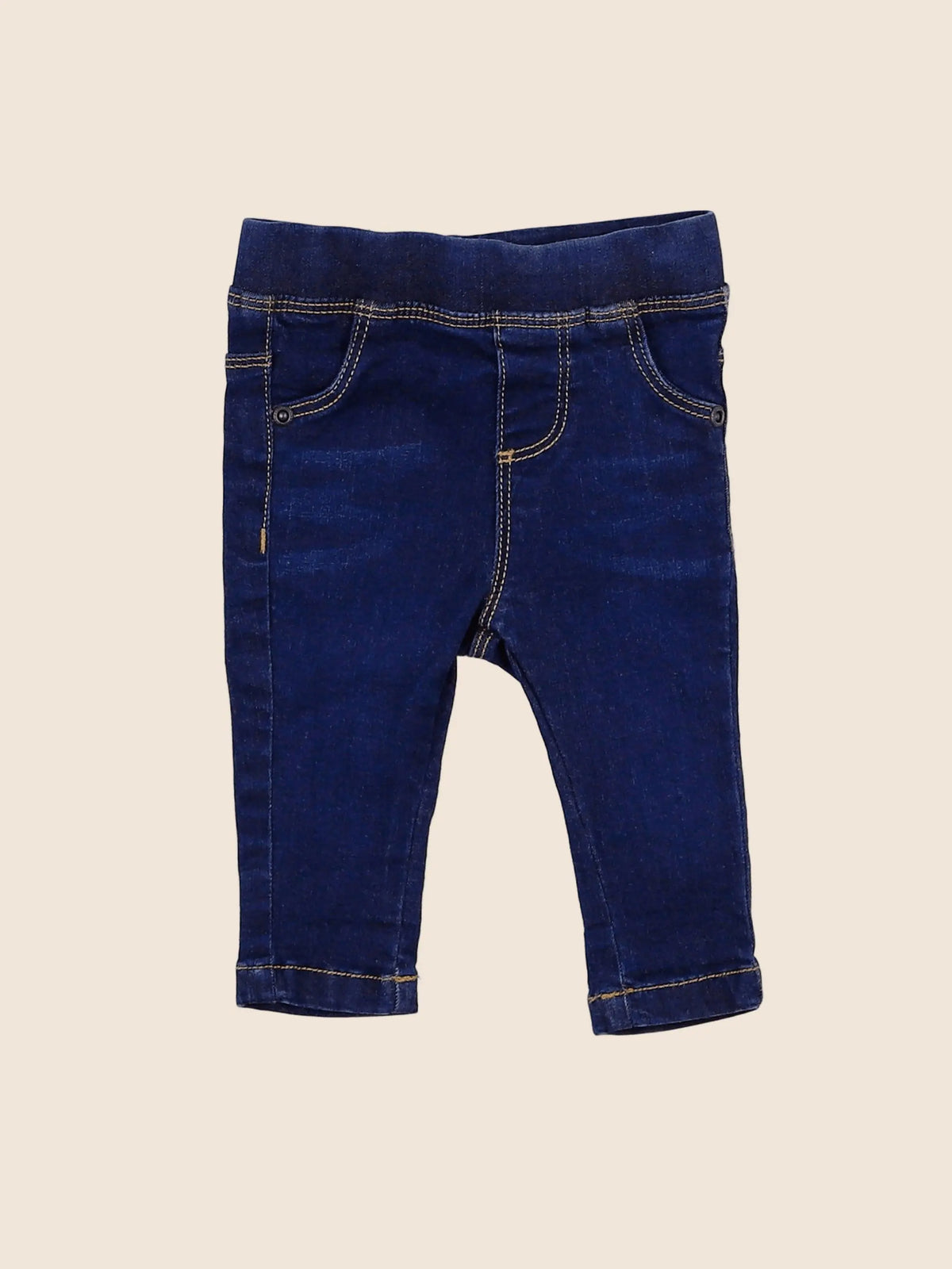 Vertbaudet - jegging bleu - 3 mois