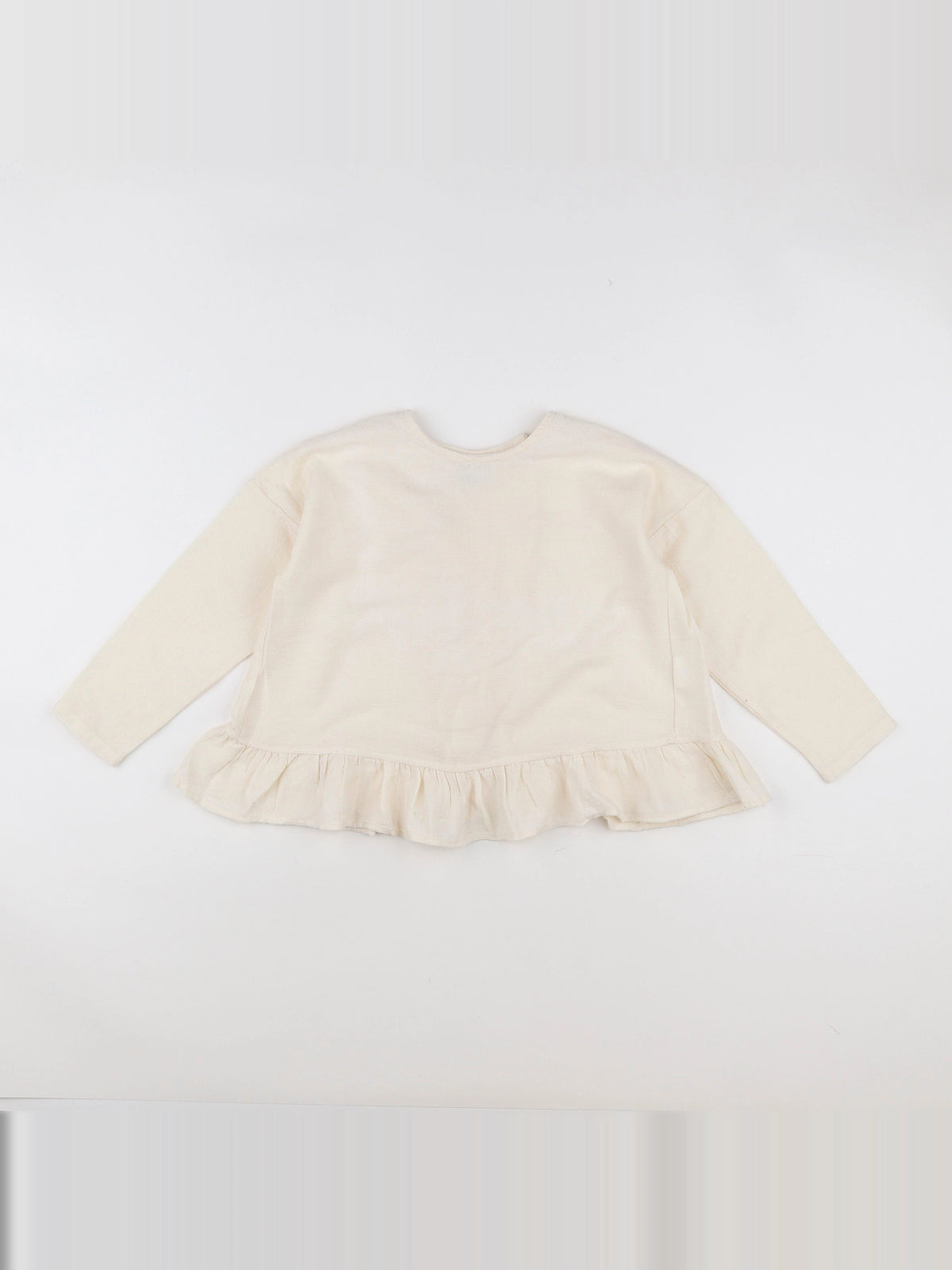 Yellow Pelota - blouse beige - 6 ans