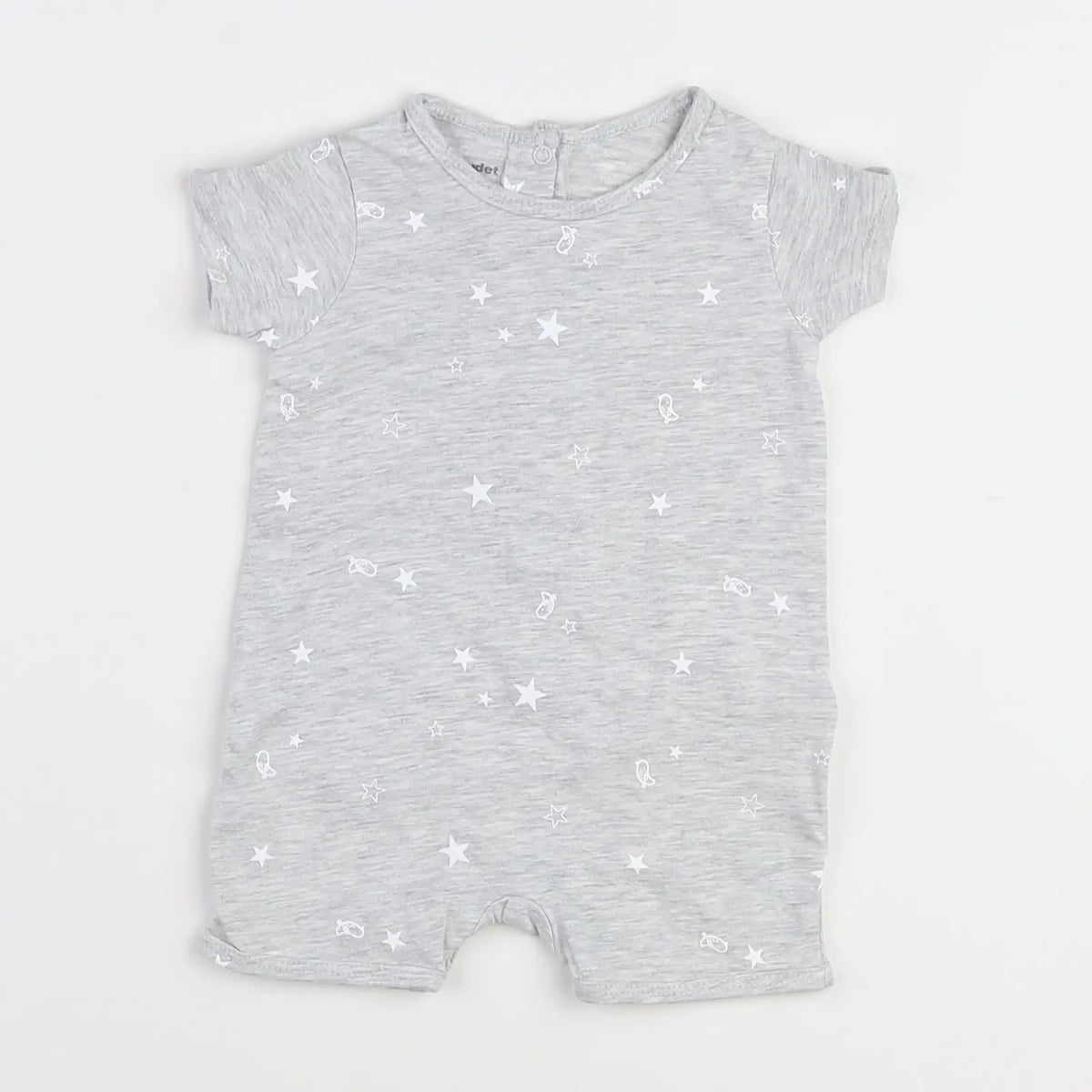 Vertbaudet - combinaison gris - 3 mois