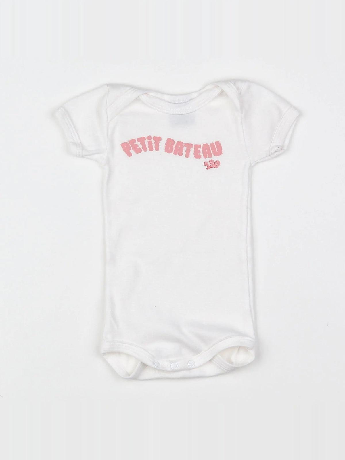 Petit Bateau - body blanc - 3 mois