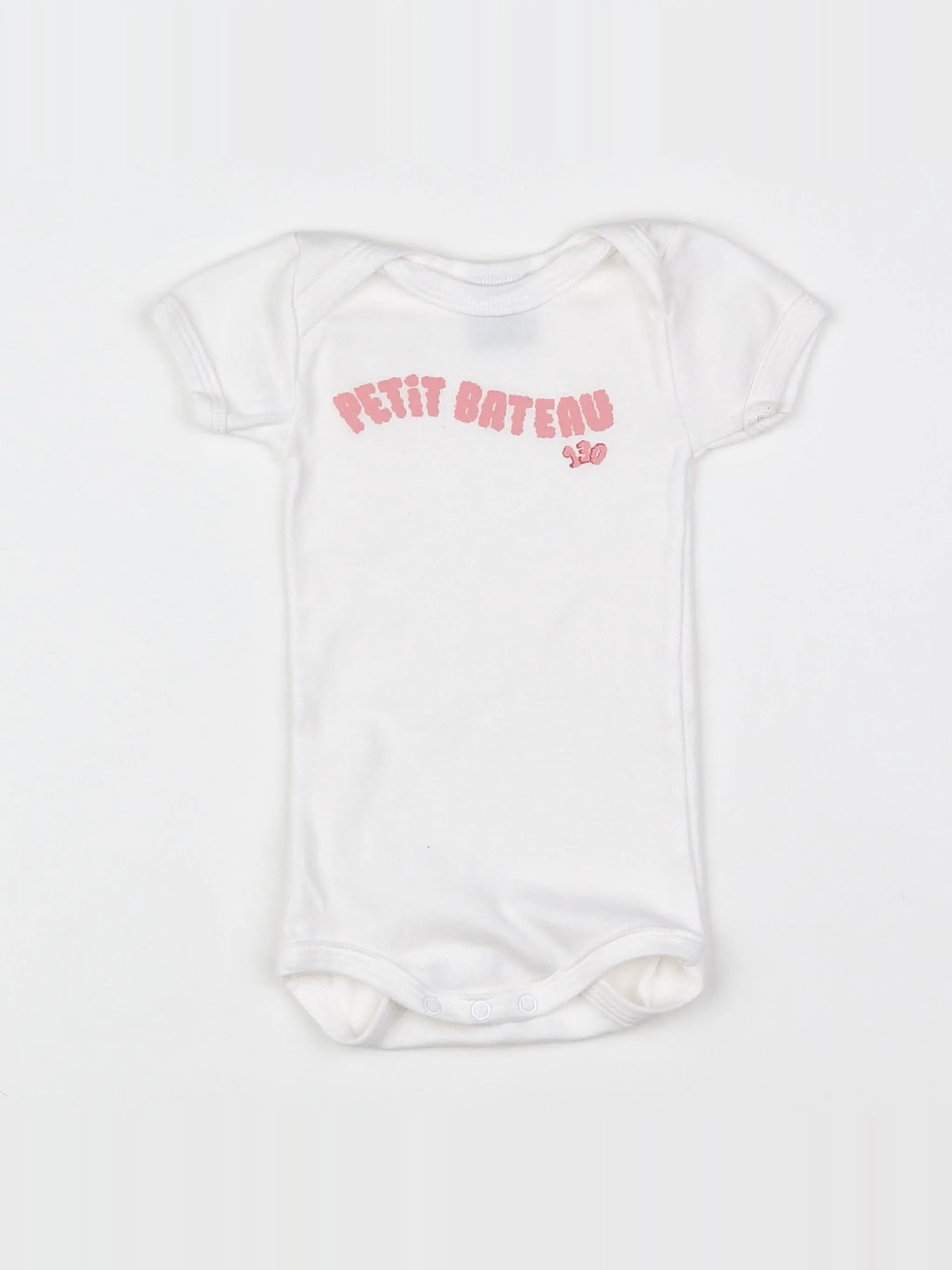 Petit Bateau - body blanc - 3 mois