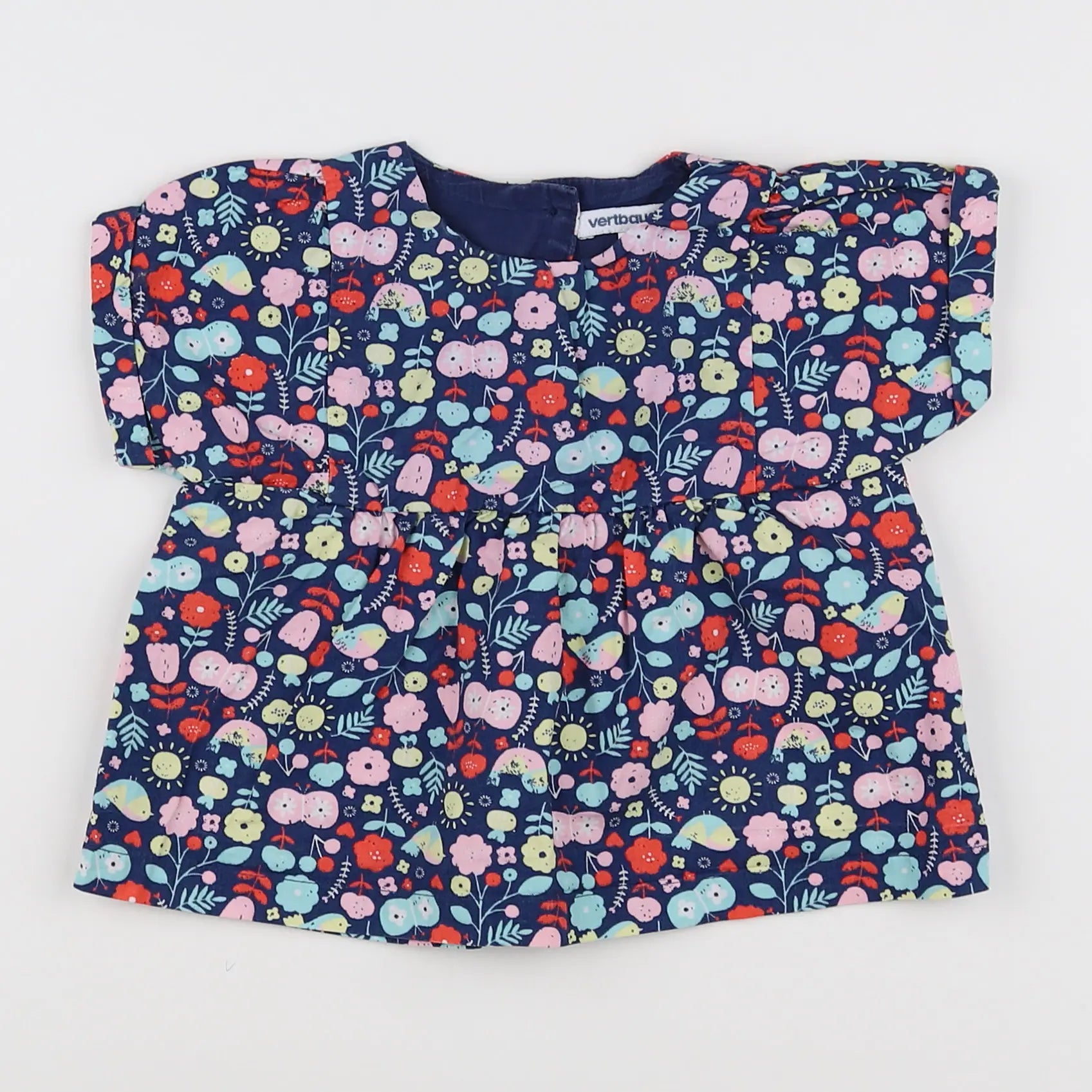 Vertbaudet - blouse multicolore - 18 mois