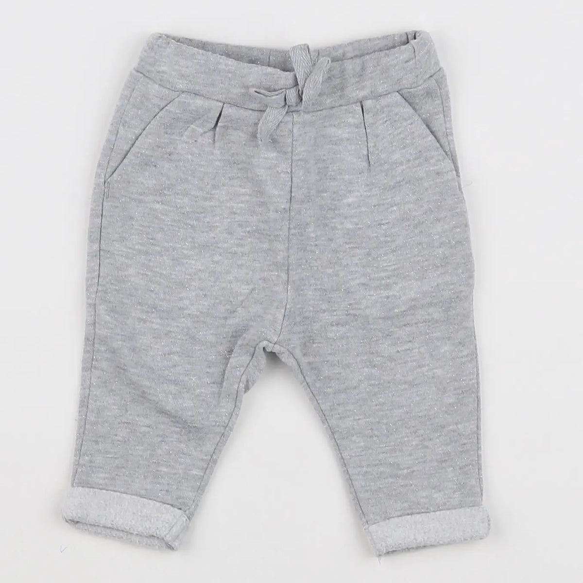Vertbaudet - jogging gris, argent - 3 mois