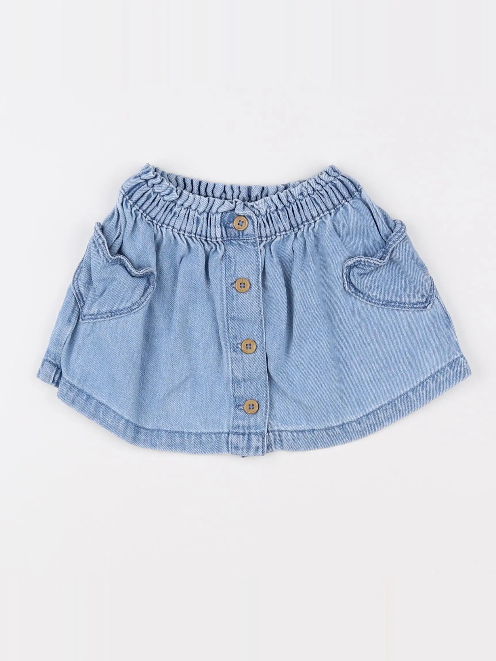 Vertbaudet - jupe bleu - 18 mois