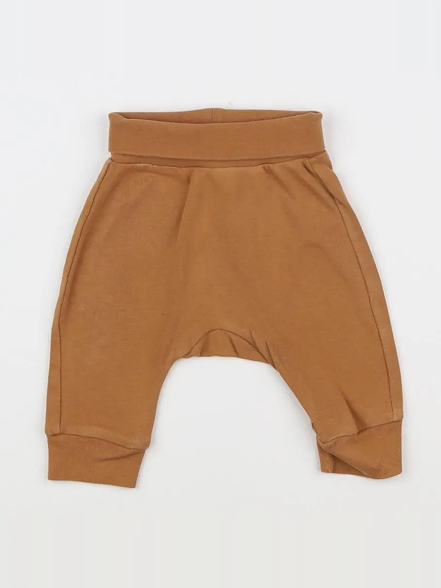 H&M - jogging marron - 1 mois
