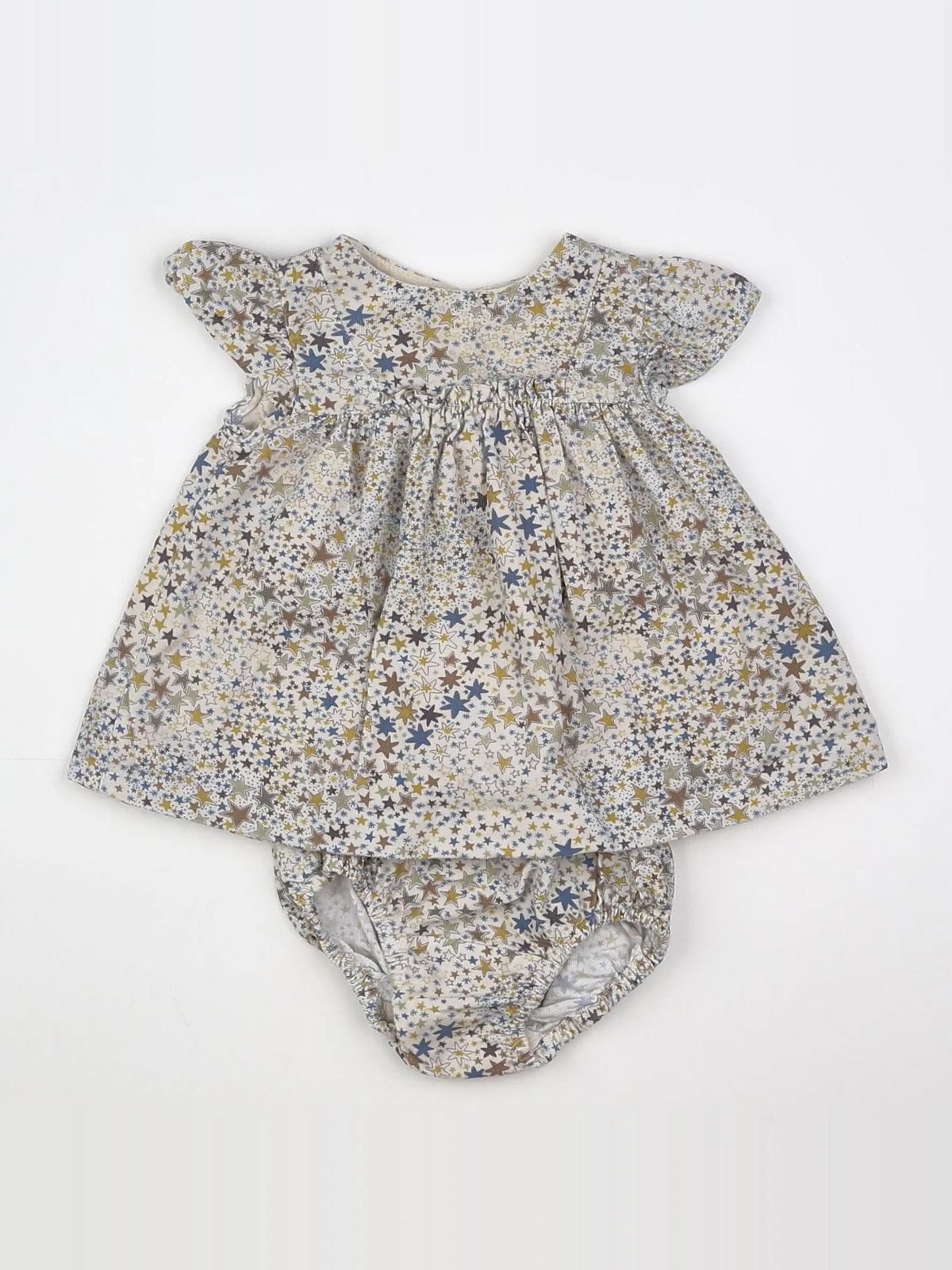 Zara - robe gris, multicolore - 3/6 mois