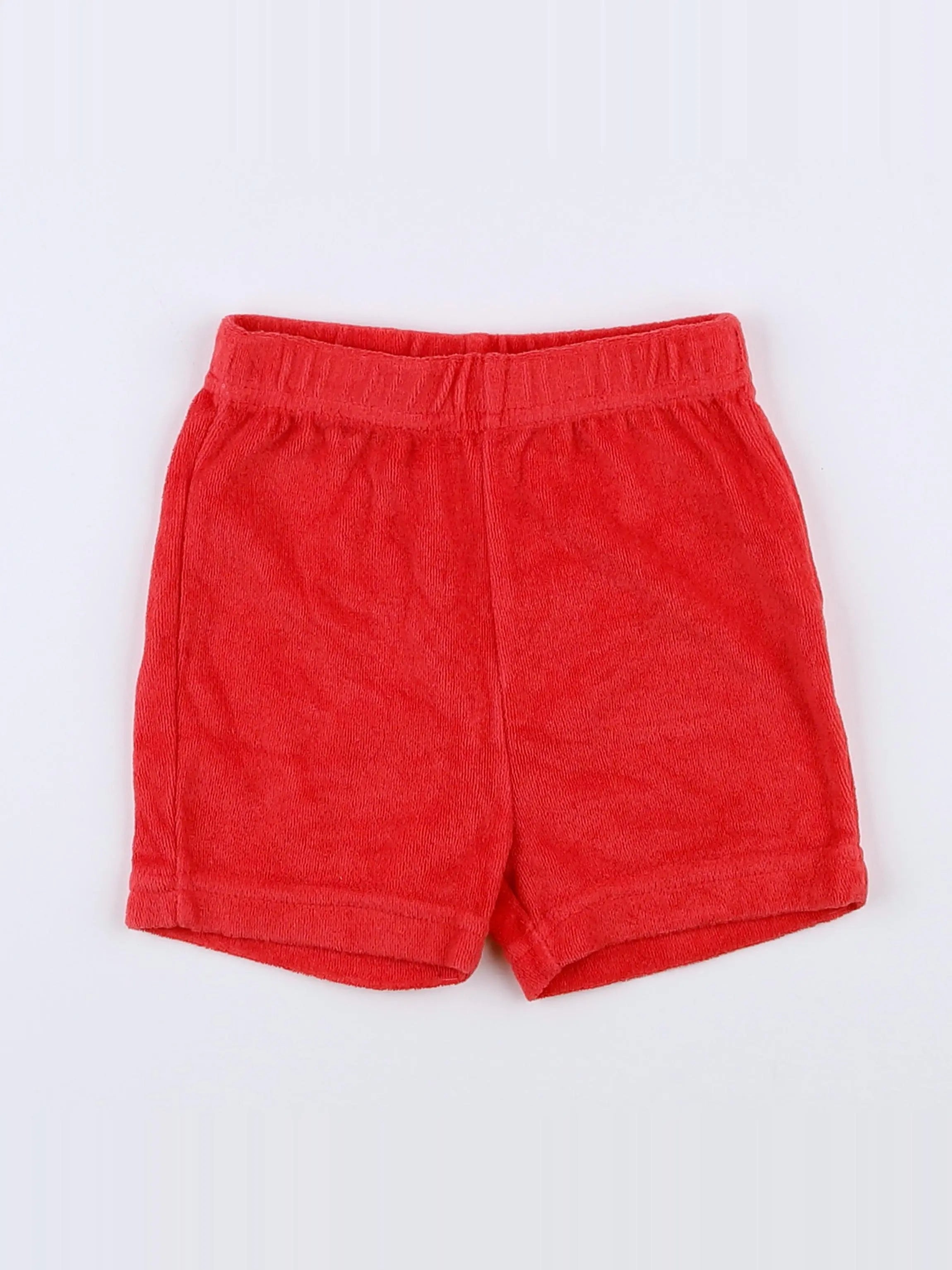 La Redoute - short rouge - 12 mois