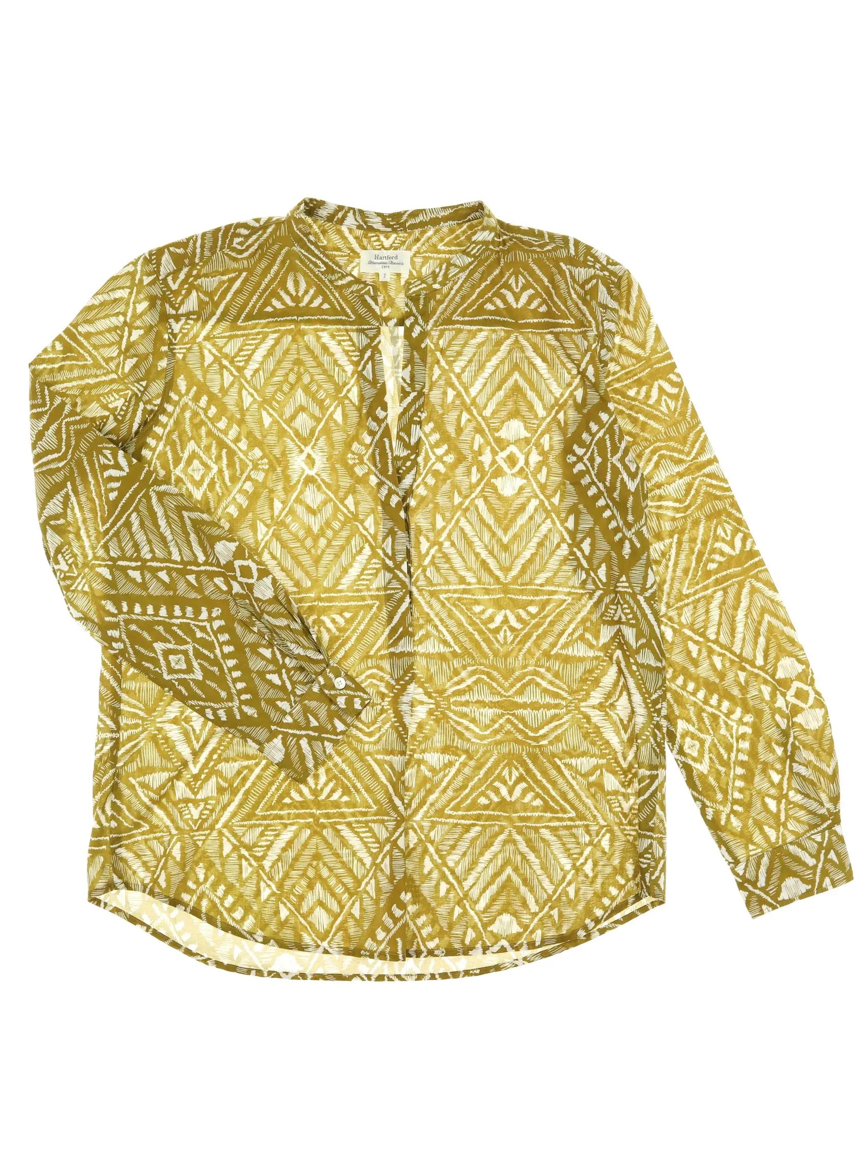 Hartford - blouse jaune - T2