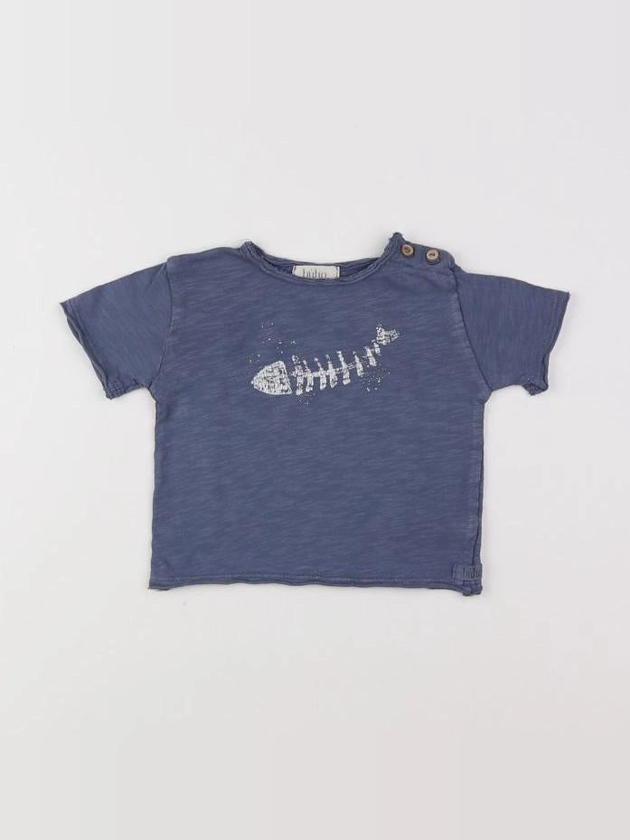 Buho - tee-shirt bleu - 3 mois
