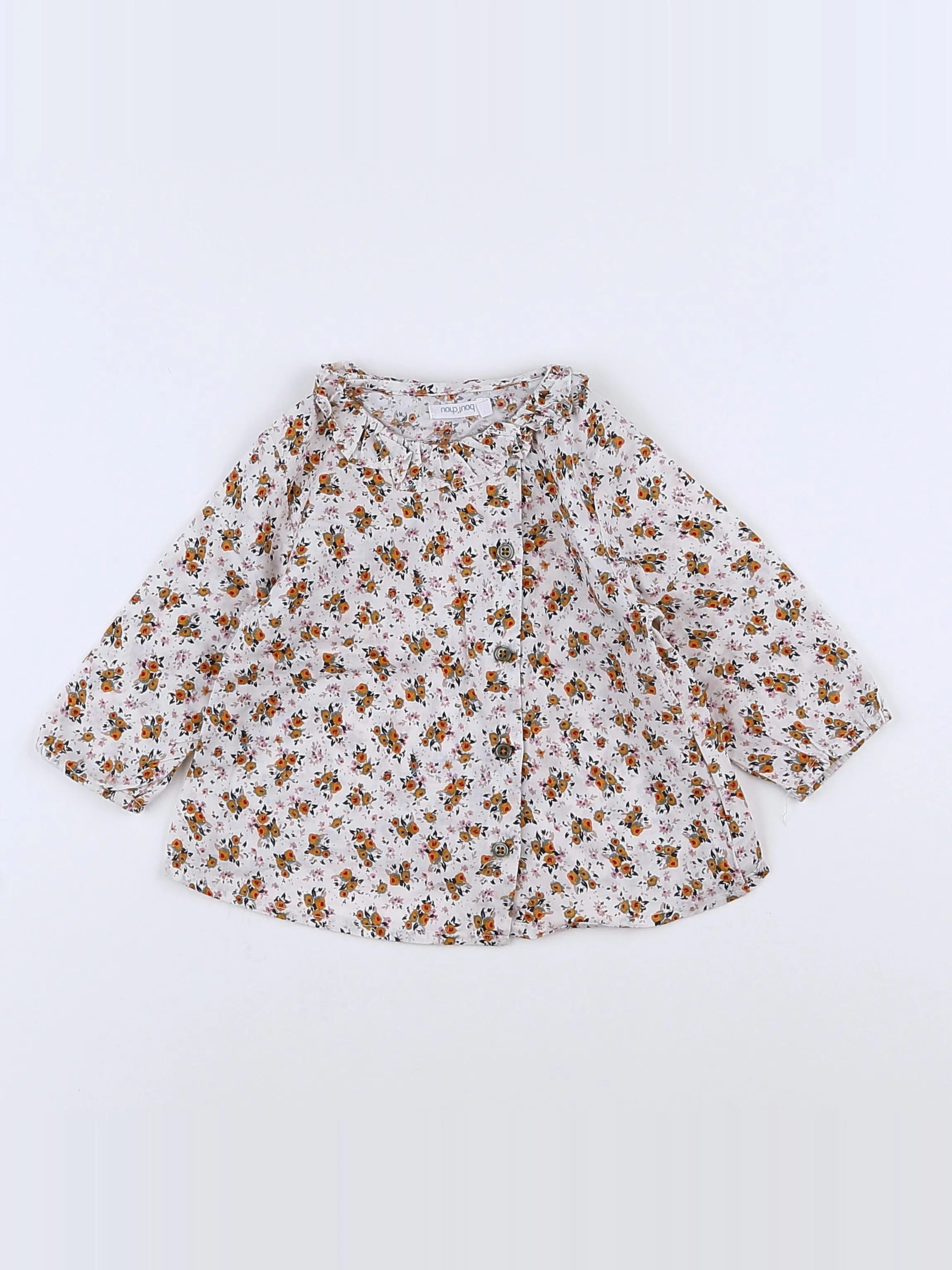 Boutchou - blouse multicolore - 9 mois