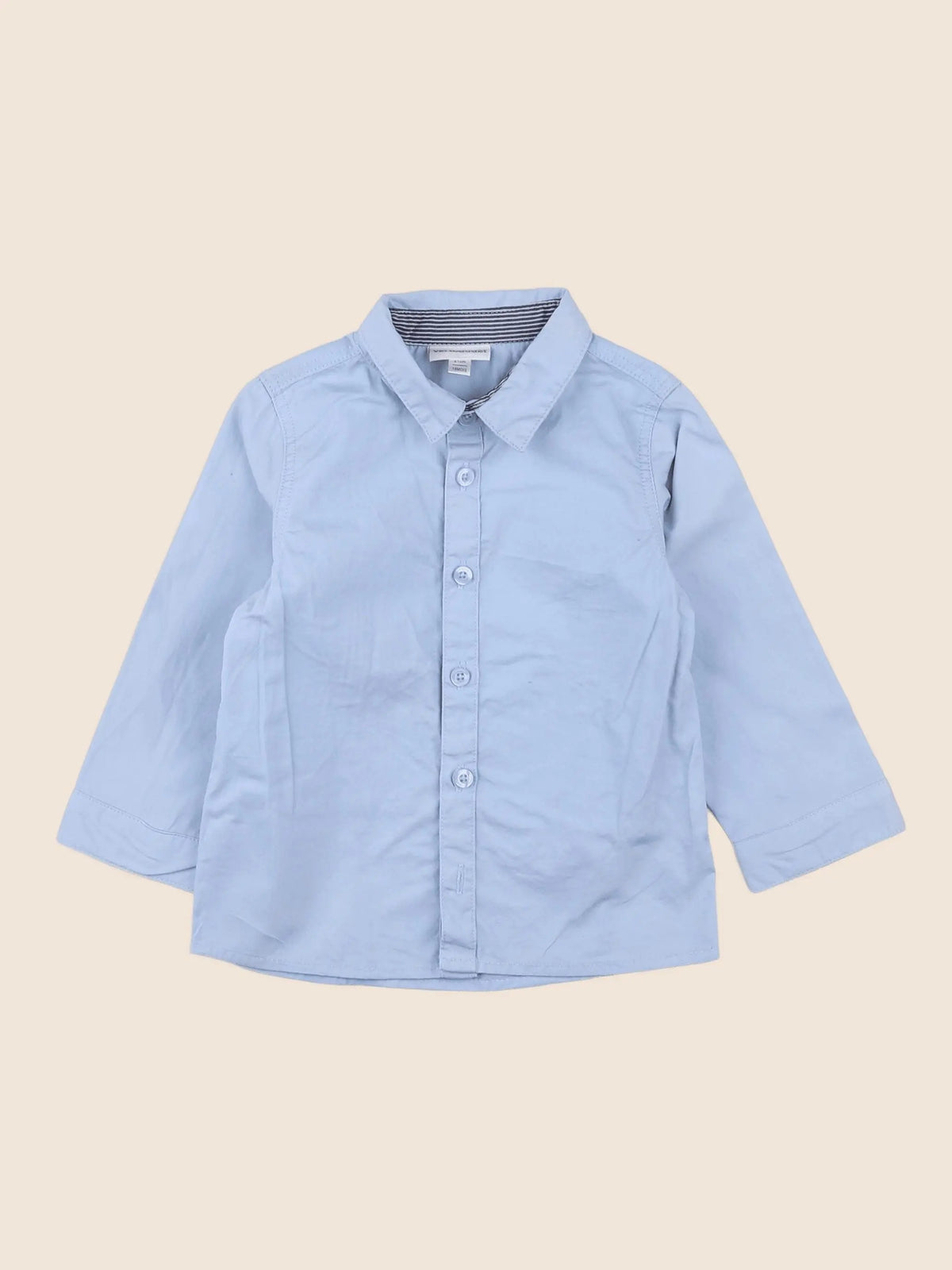 Vertbaudet - chemise bleu - 18 mois