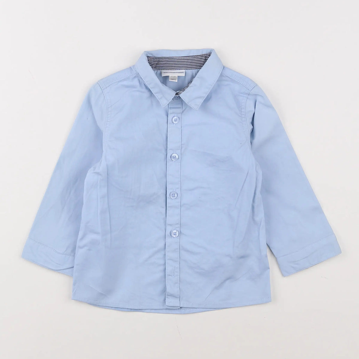 Vertbaudet - chemise bleu - 18 mois