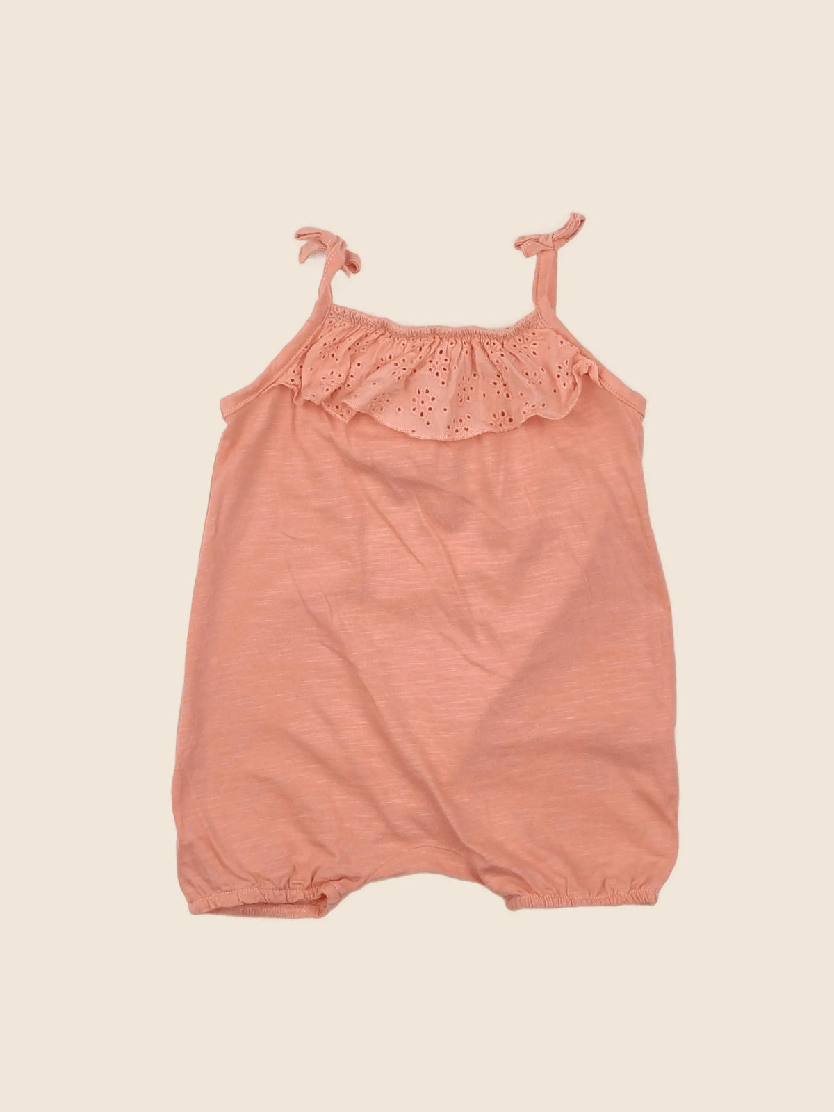 H&M - combinaison orange - 3/6 mois
