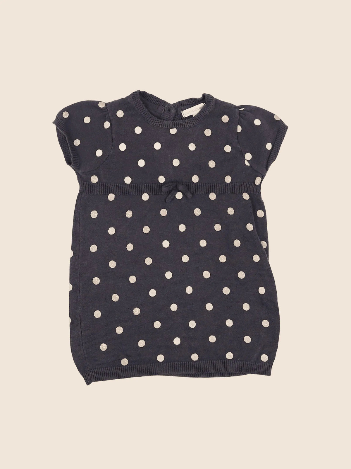 Vertbaudet - robe gris - 12 mois