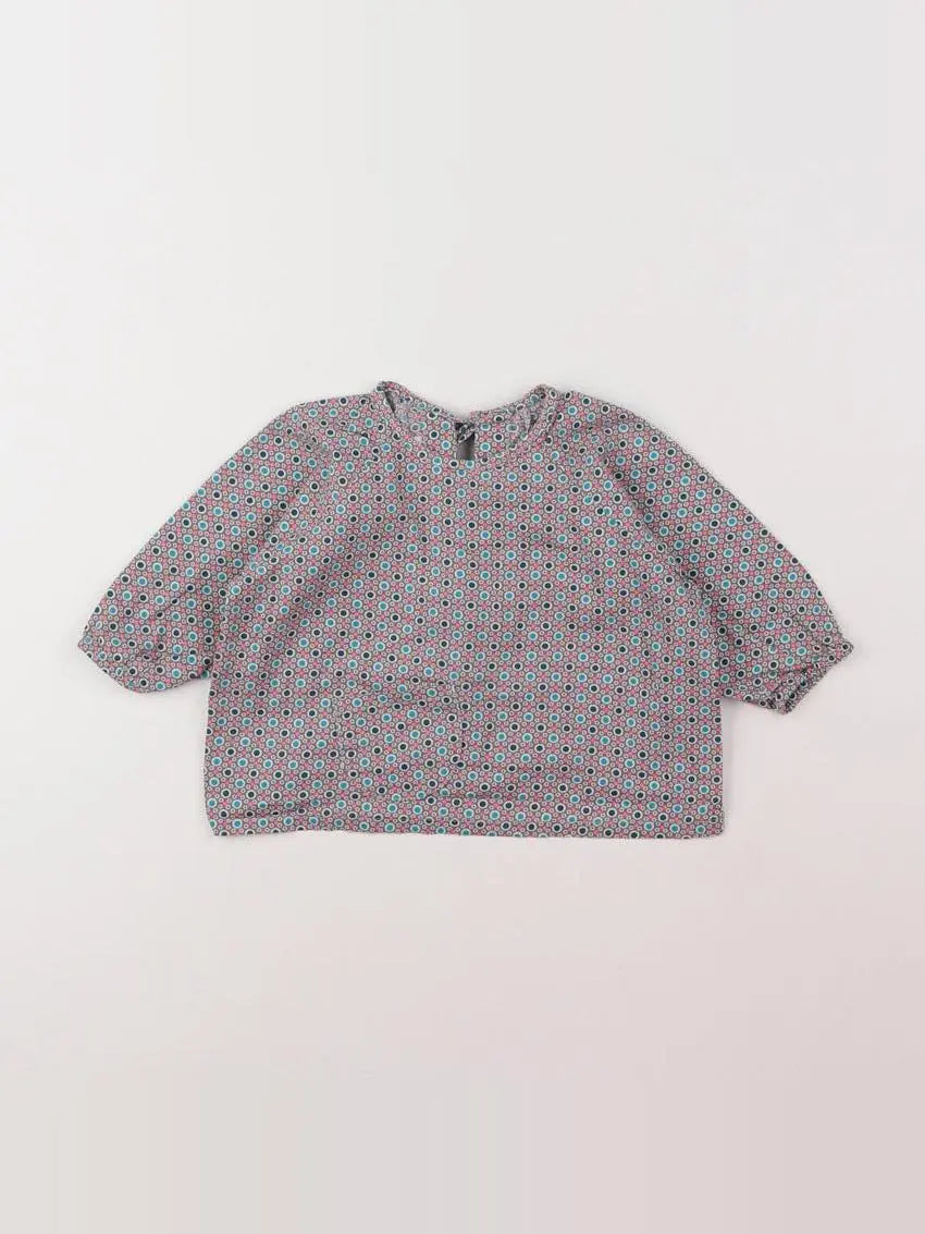Petit Pan - blouse multicolore - 3 mois