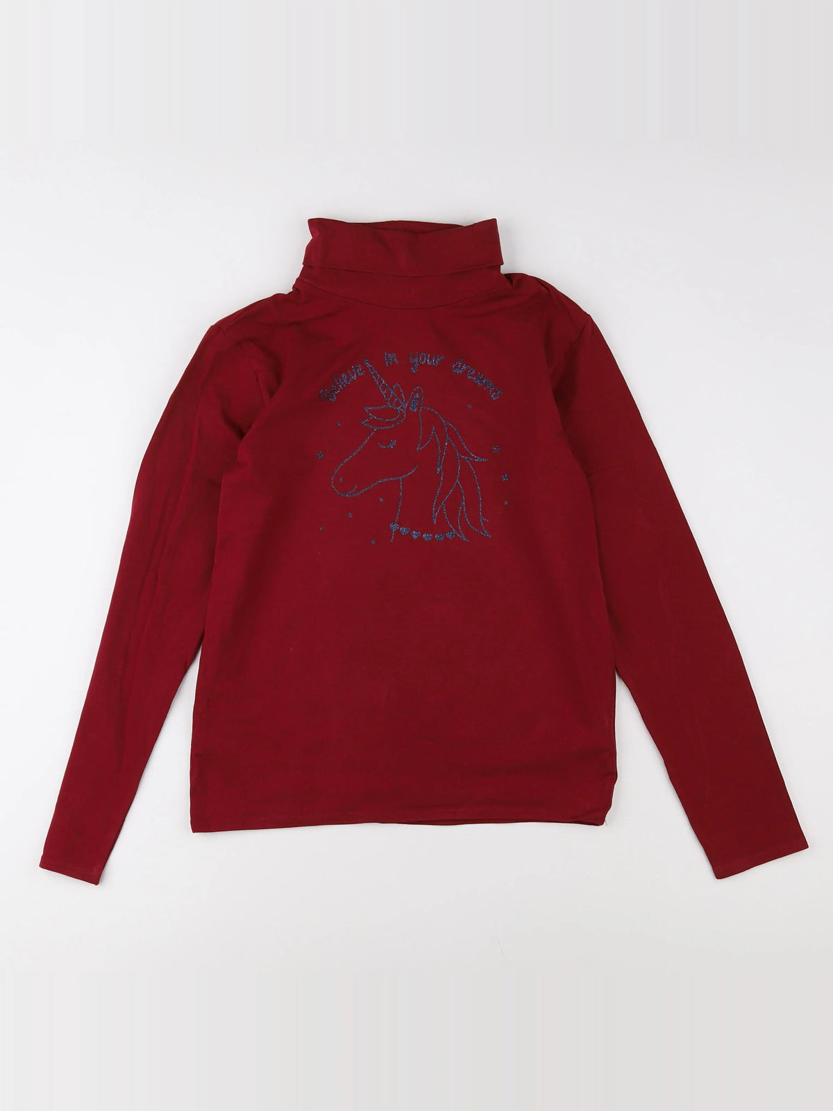 Vertbaudet - sous-pull rouge - 12 ans