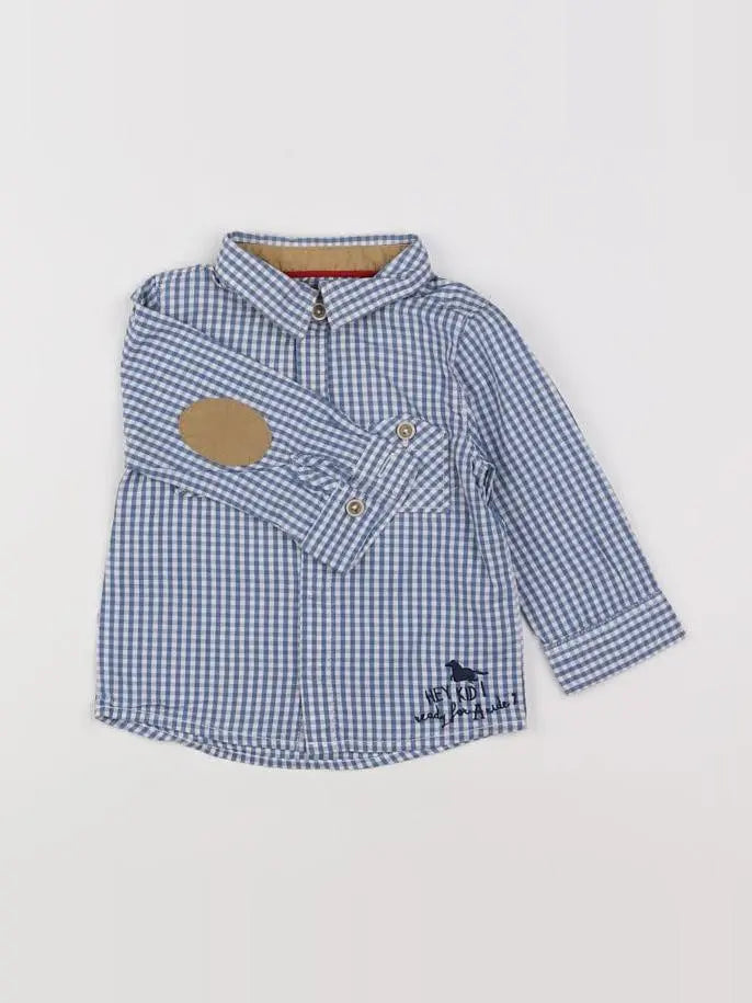 Tape à l'oeil - chemise bleu - 12 mois