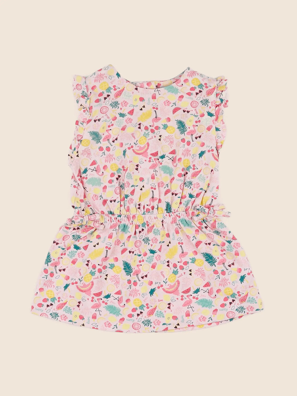 Tape à l'oeil - robe multicolore - 6 mois