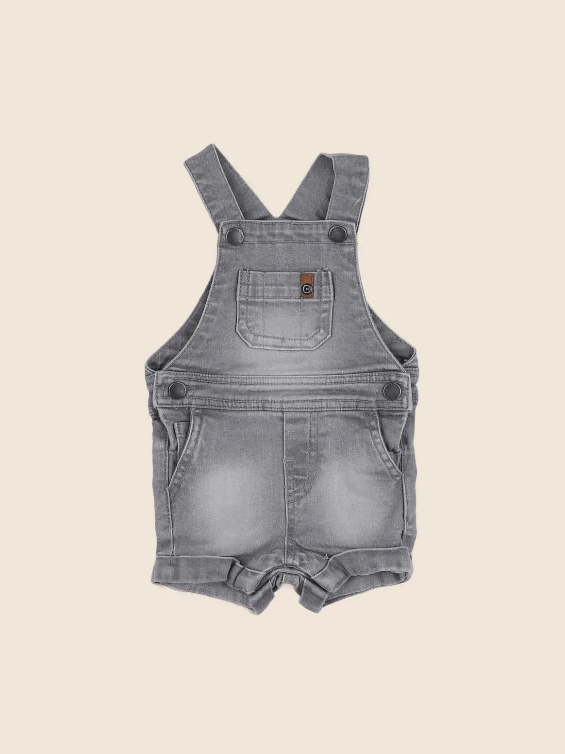 Vertbaudet - salopette gris - 3 mois