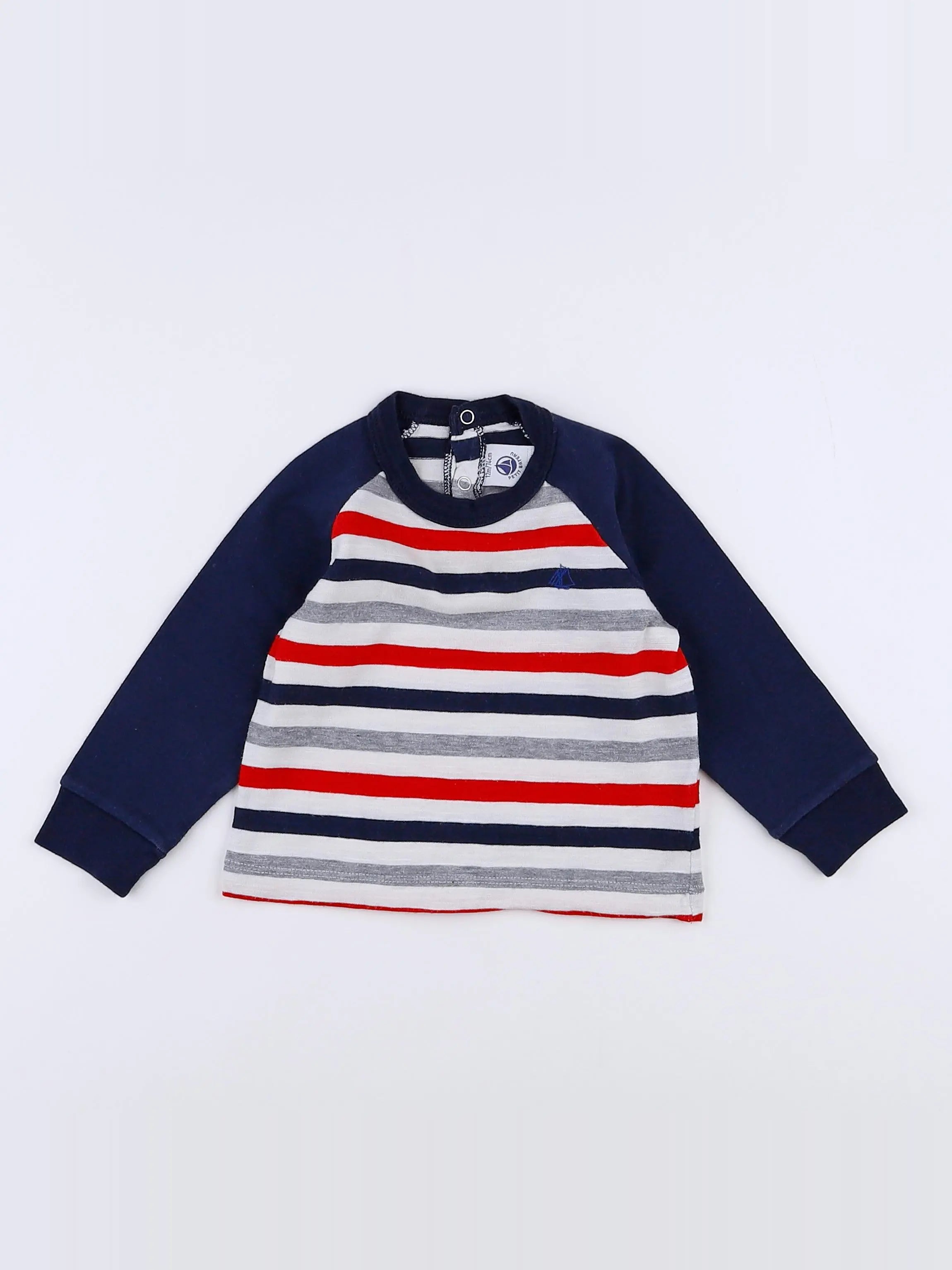 Petit Bateau - tee-shirt multicolore - 12 mois