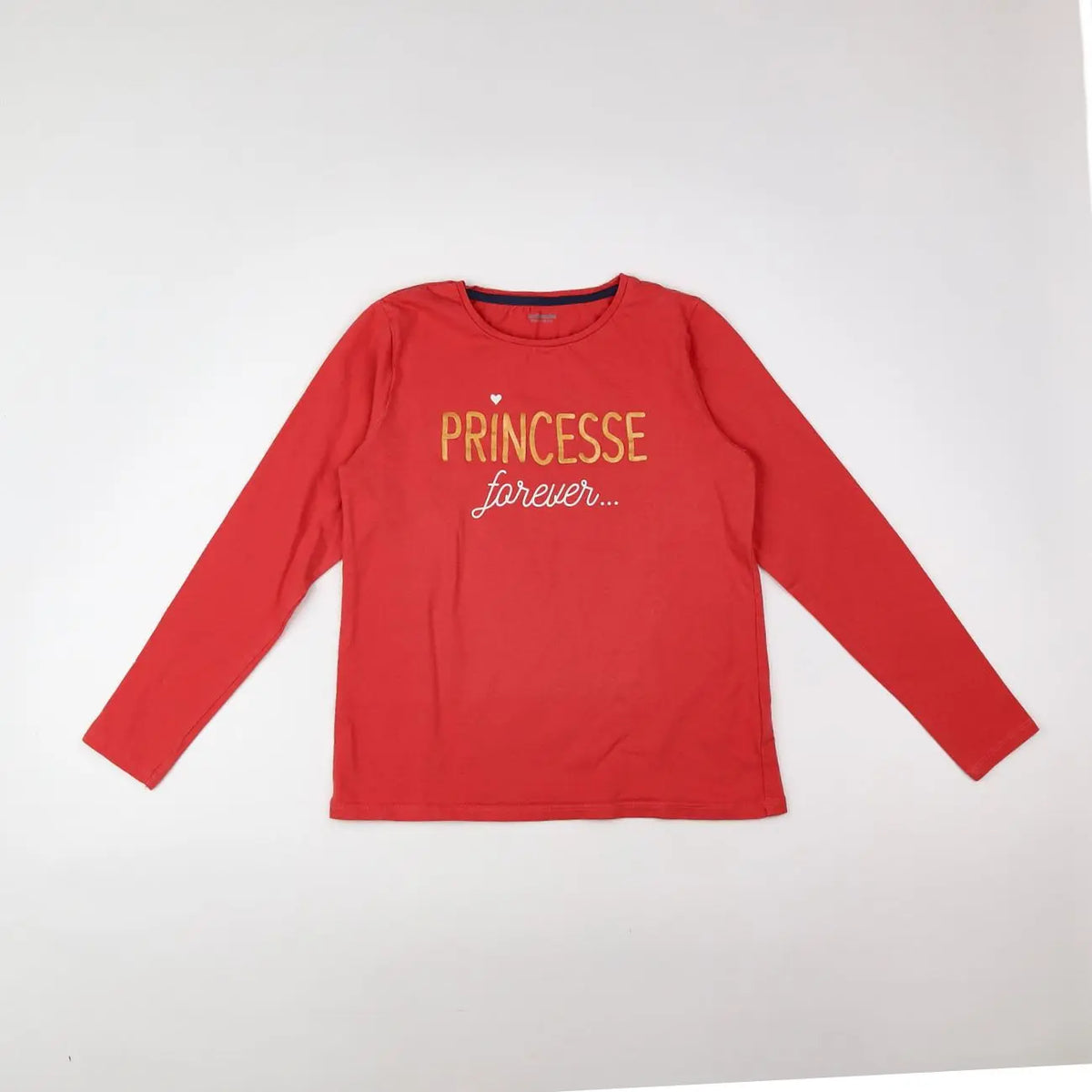 Vertbaudet - tee-shirt rouge - 12 ans