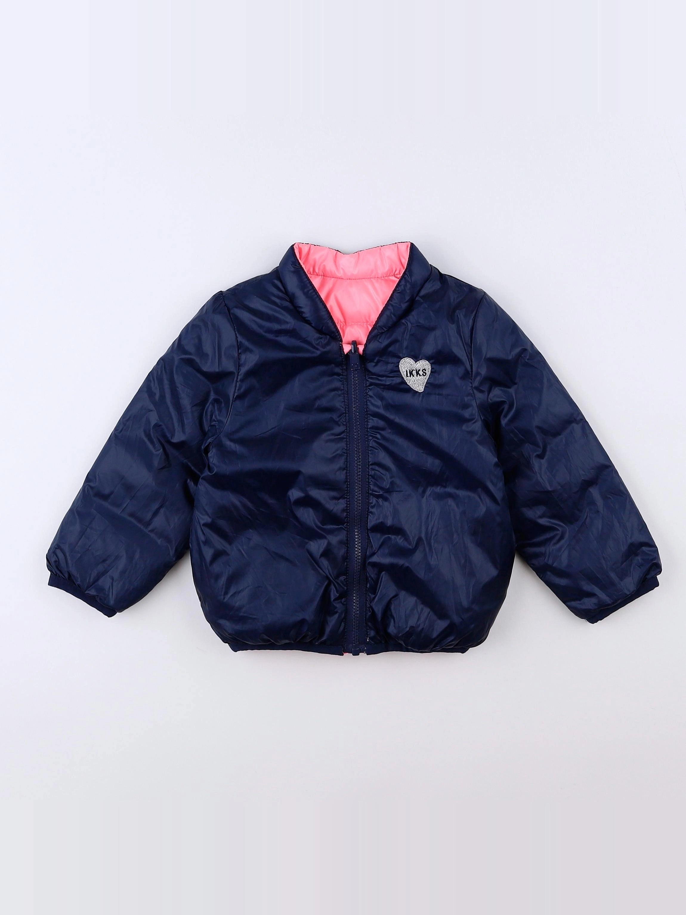 IKKS - doudoune bleu, rose - 12 mois