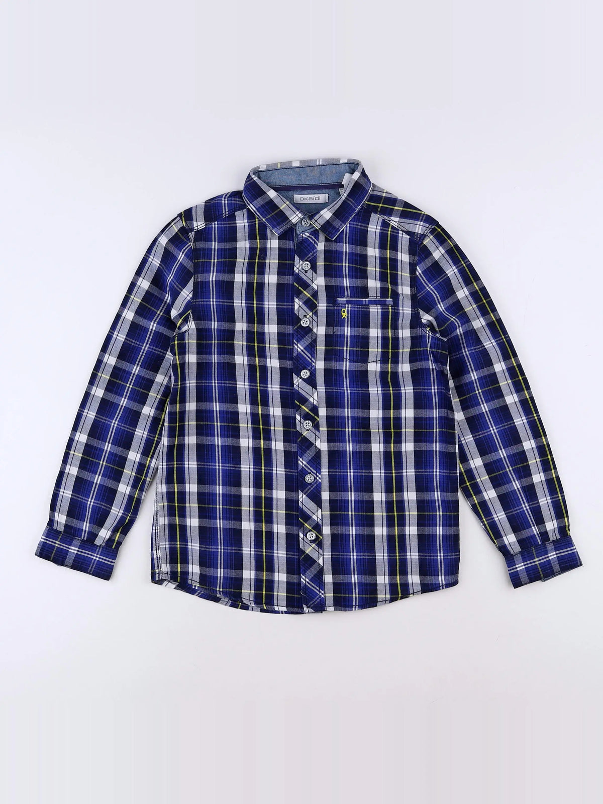 Okaidi - chemise bleu - 8 ans