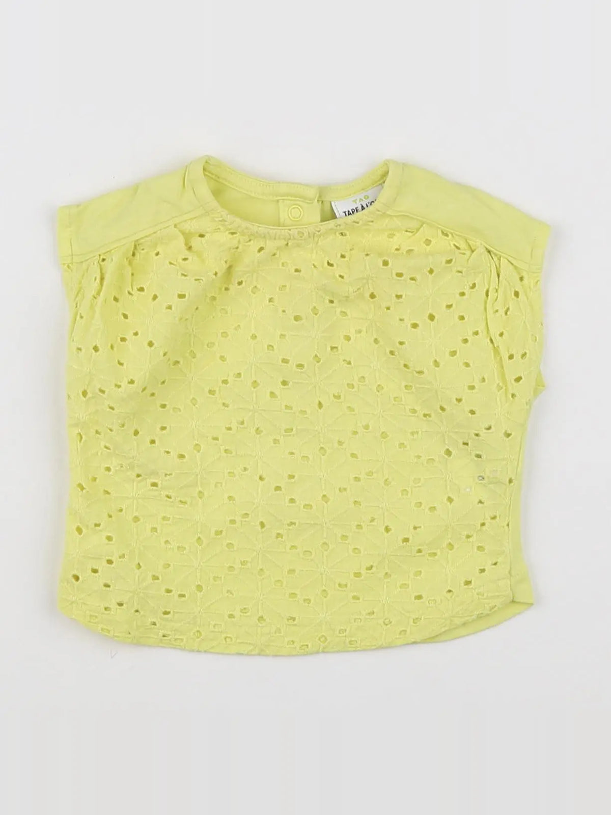 Tape à l'oeil - tee-shirt jaune - 3 mois