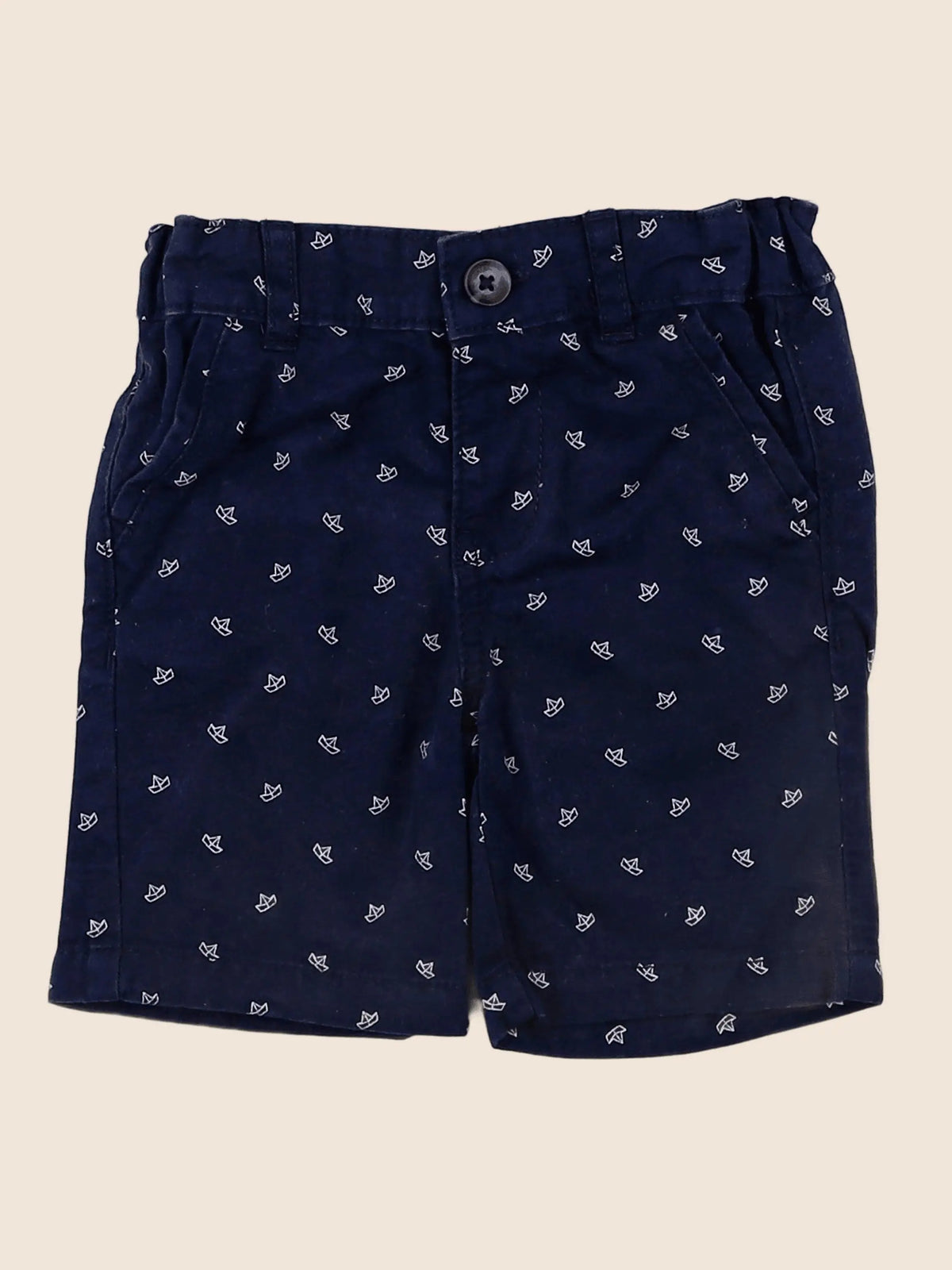Vertbaudet - short bleu - 12 mois