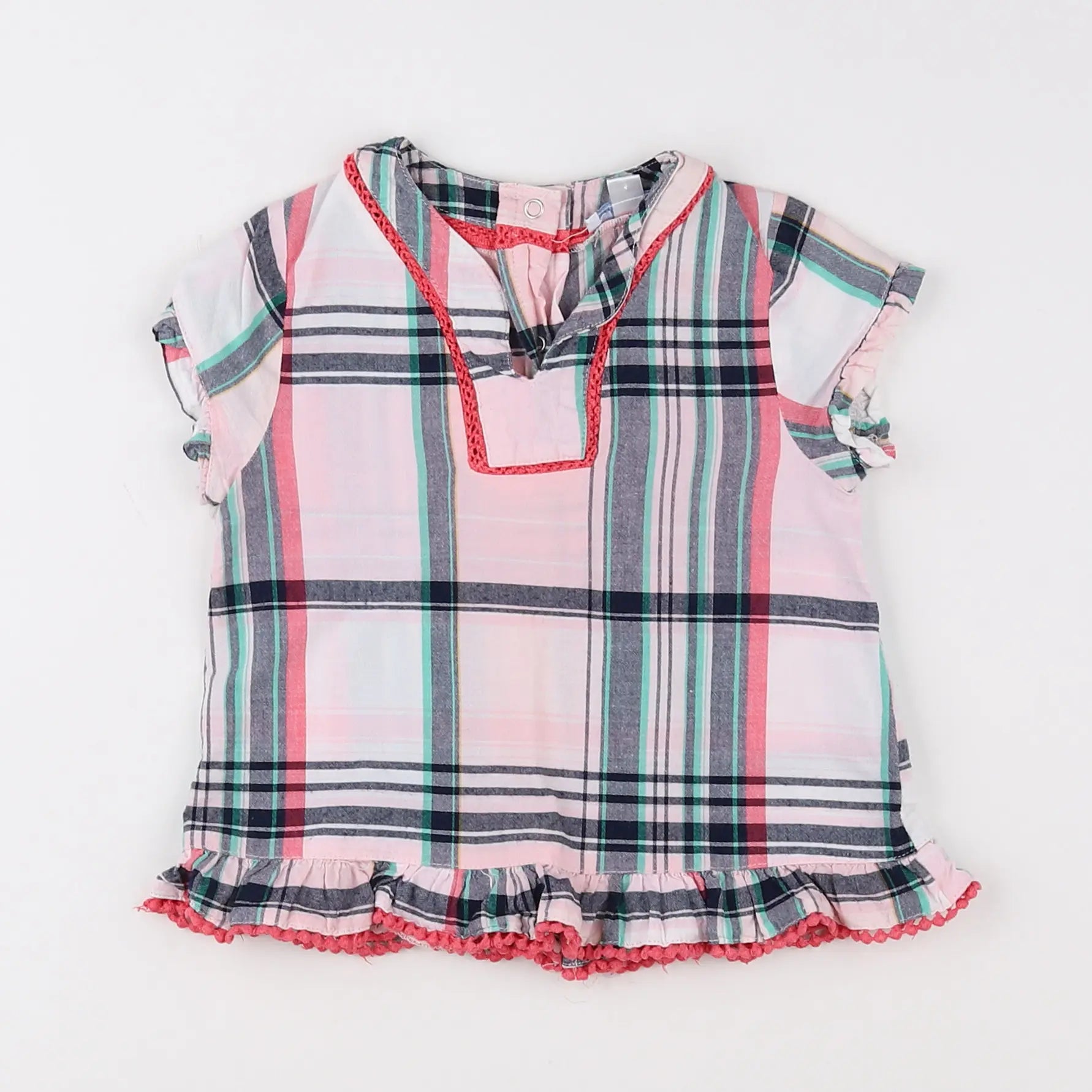 Vertbaudet - blouse multicolore - 18 mois