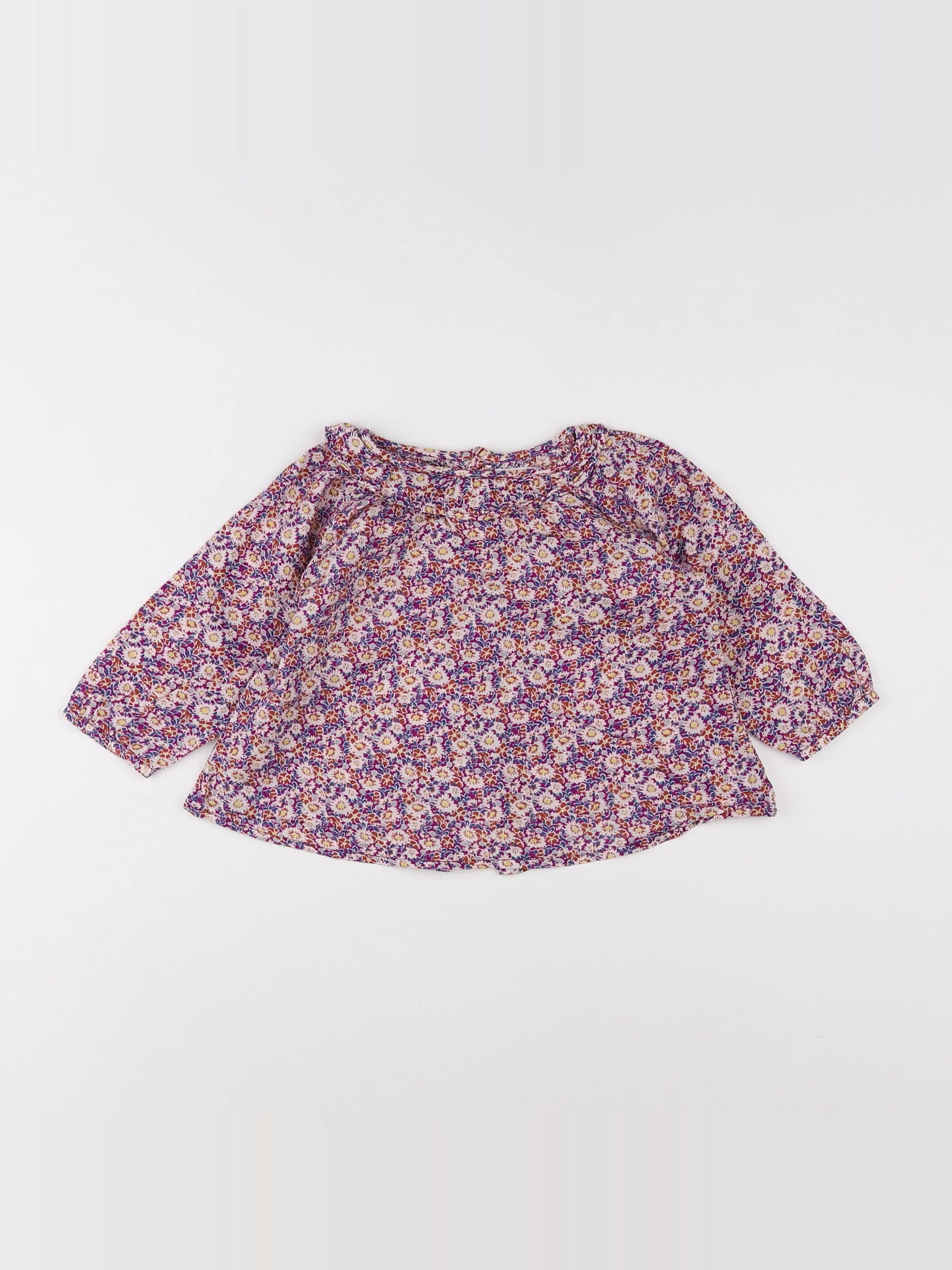 Boutchou - blouse violet - 9 mois