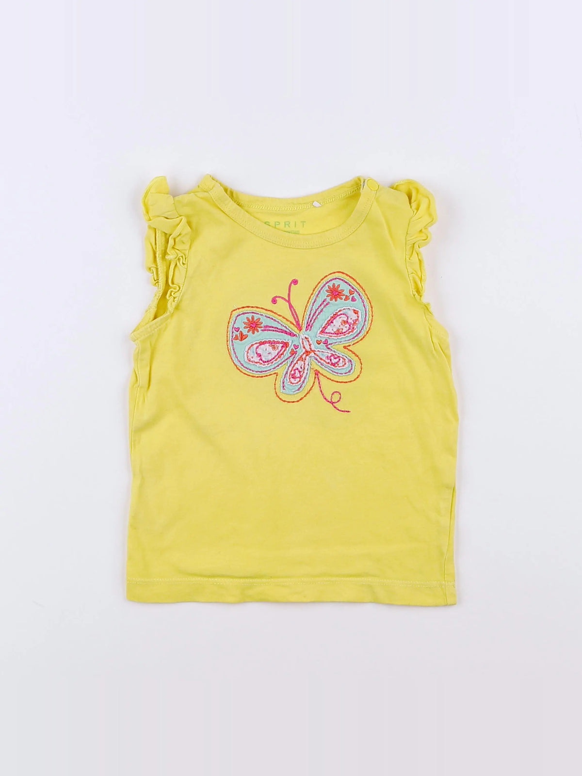 Esprit - tee-shirt jaune - 9 mois