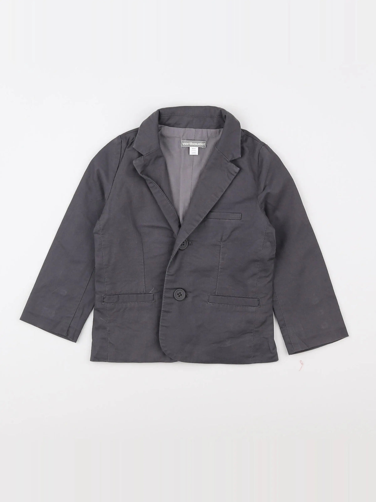 Vertbaudet - veste gris - 2 ans