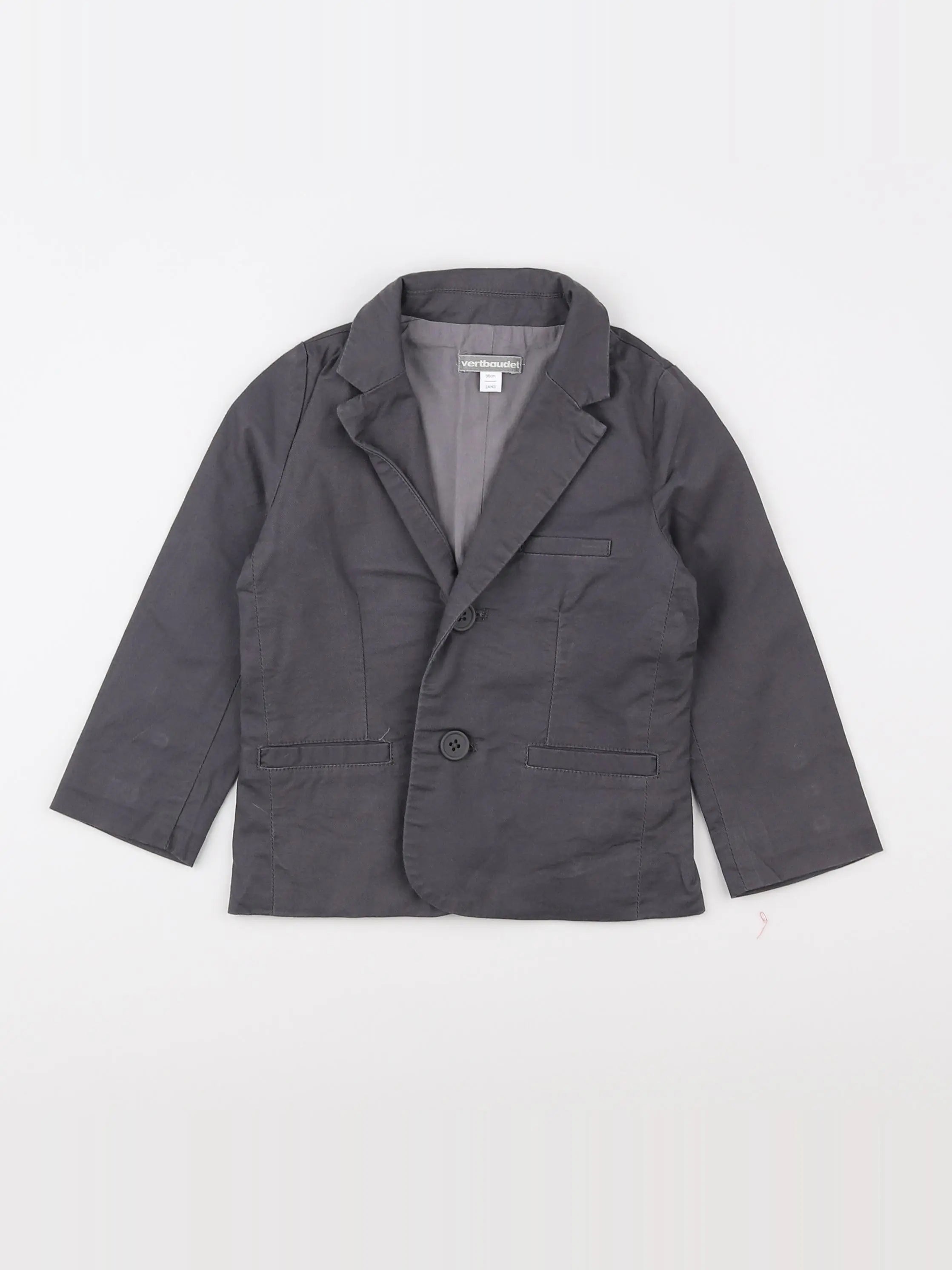Vertbaudet - veste gris - 2 ans