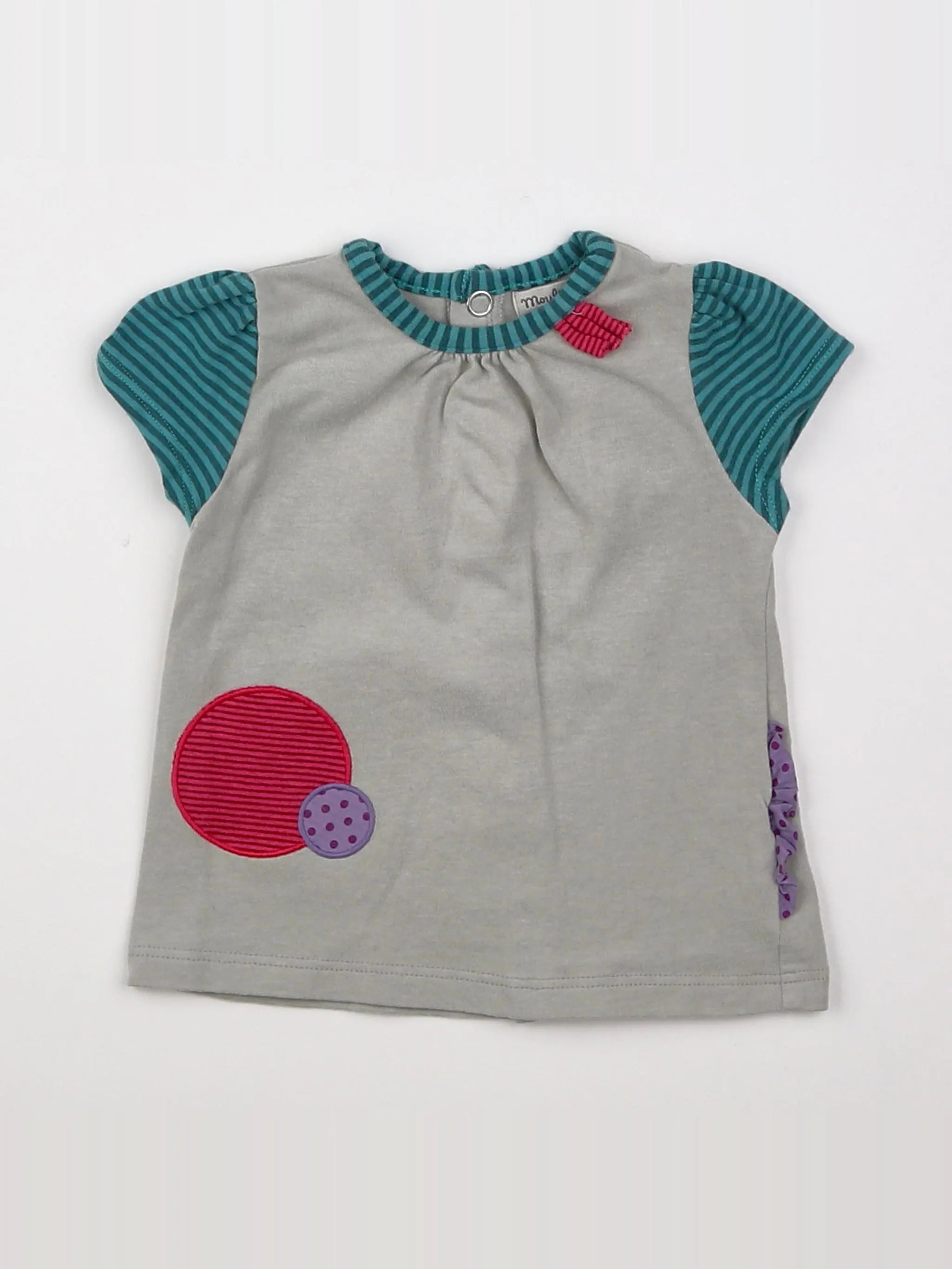 Moulin Roty - tee-shirt multicolore - 3 mois