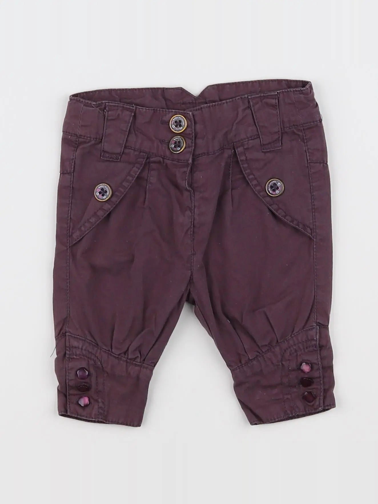 Tape à l'oeil - pantalon violet - 3 mois