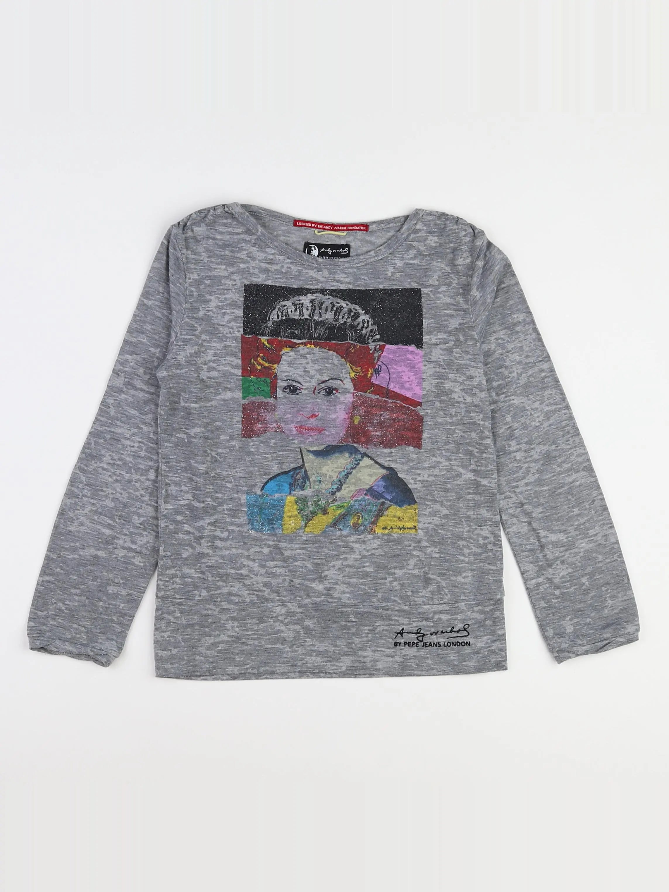 Pepe Jeans - tee-shirt gris, multicolore - 6 ans